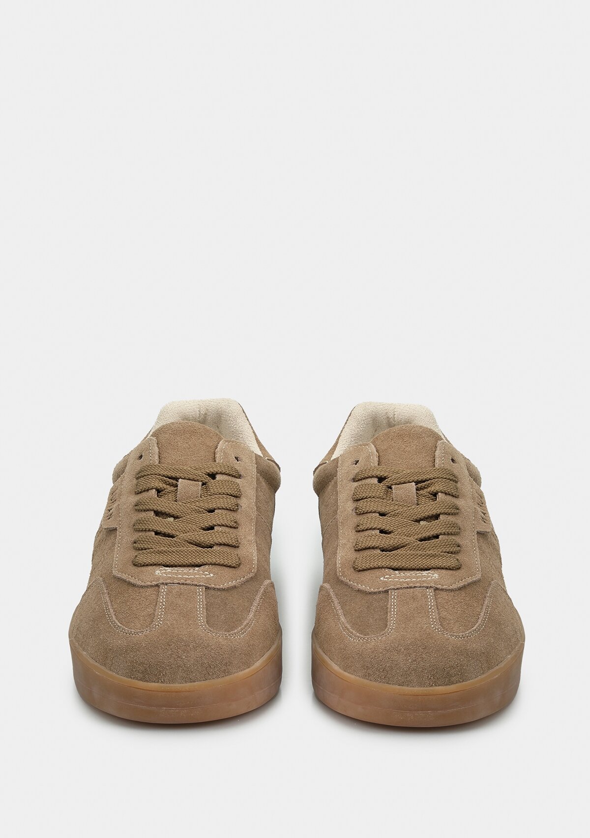 PELE Bej Deri Erkek Sneaker