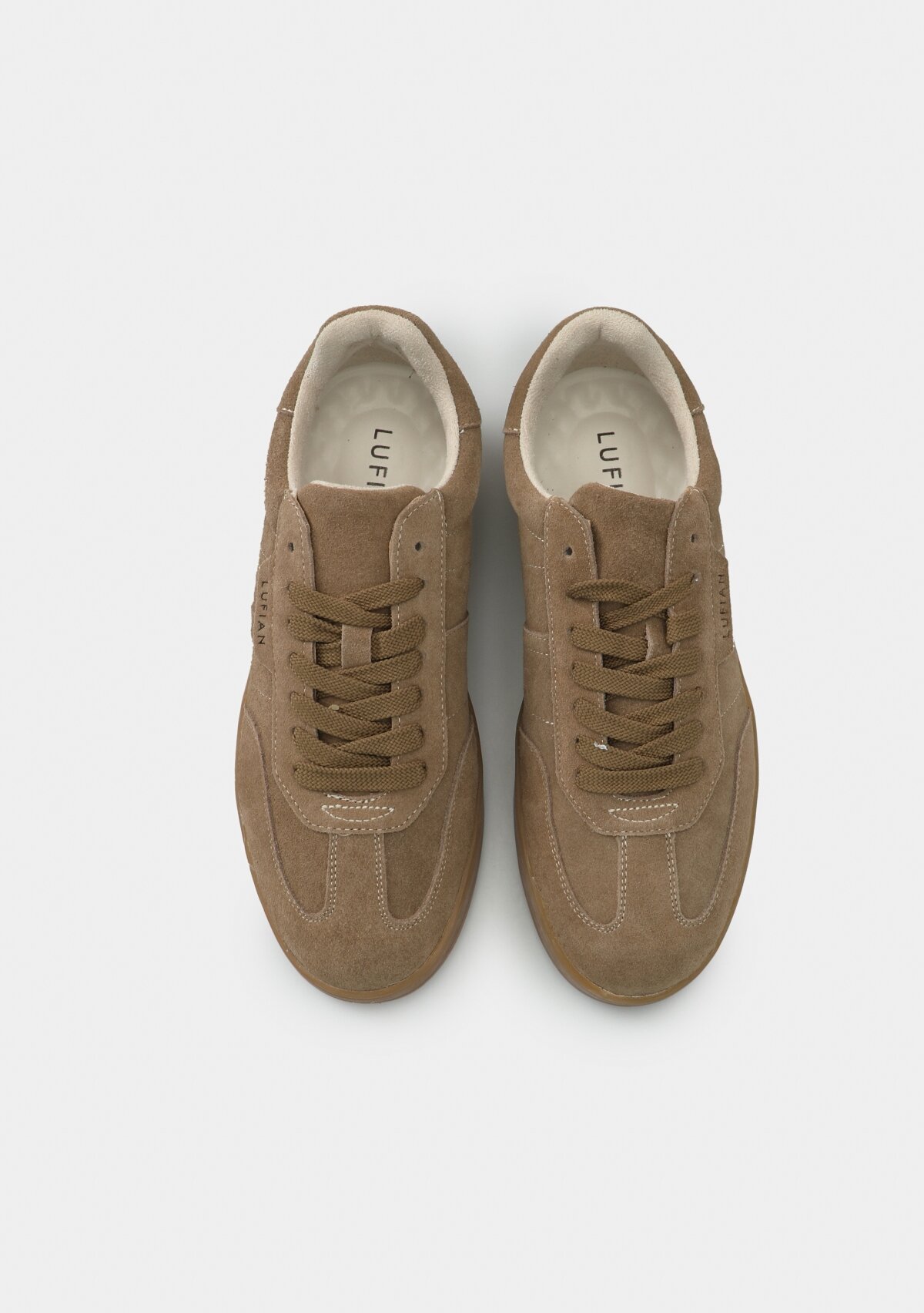PELE Bej Deri Erkek Sneaker