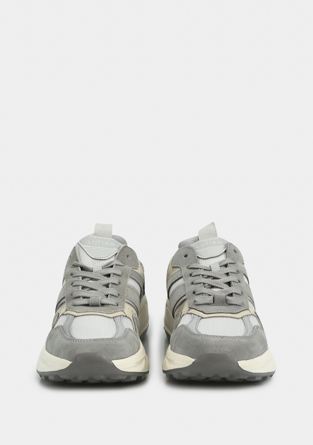 EDUARD Gri Deri Erkek Sneaker