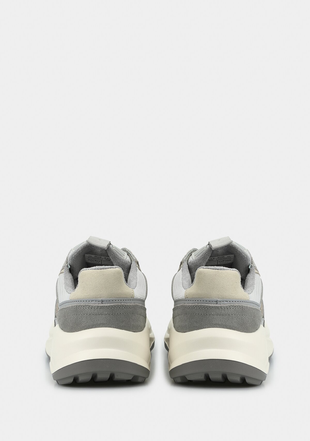 EDUARD Gri Deri Erkek Sneaker