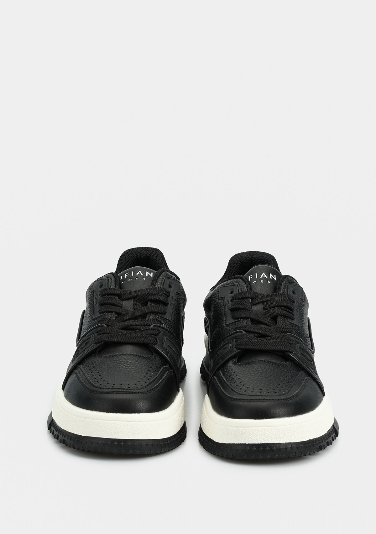 Albert Siyah Deri Erkek Sneaker