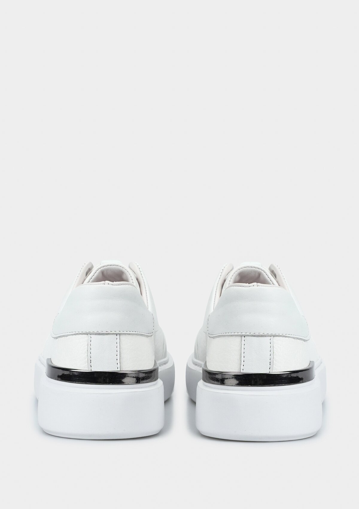 Beyaz Deri Erkek Ayakkabı