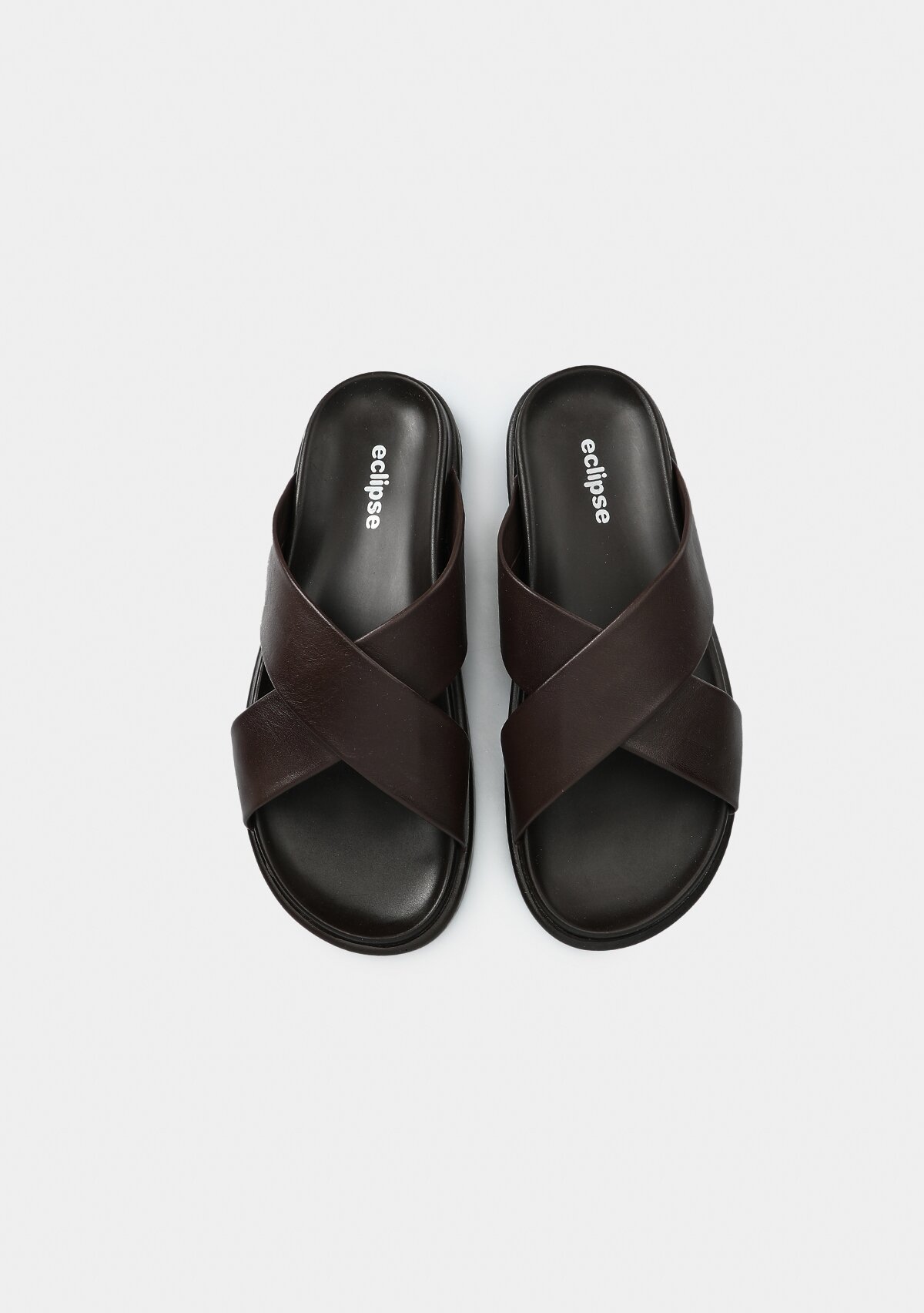 Kahve Deri Erkek Konfor Terlik