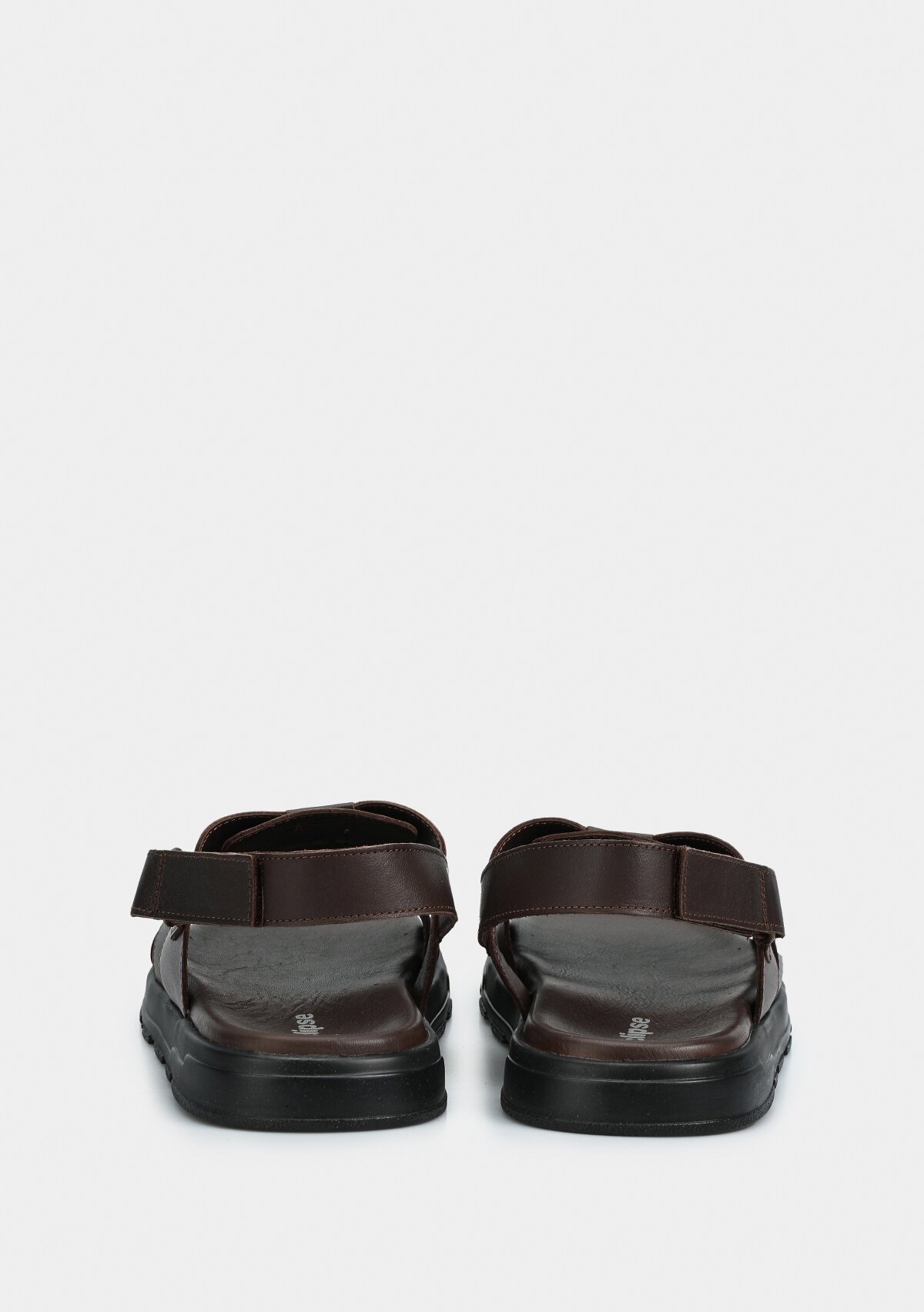 Kahve Deri Erkek Konfor Sandalet