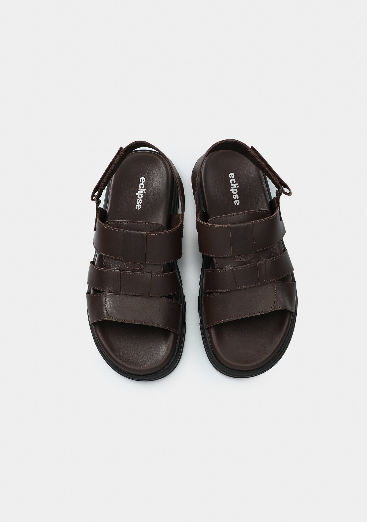 Kahve Deri Erkek Konfor Sandalet