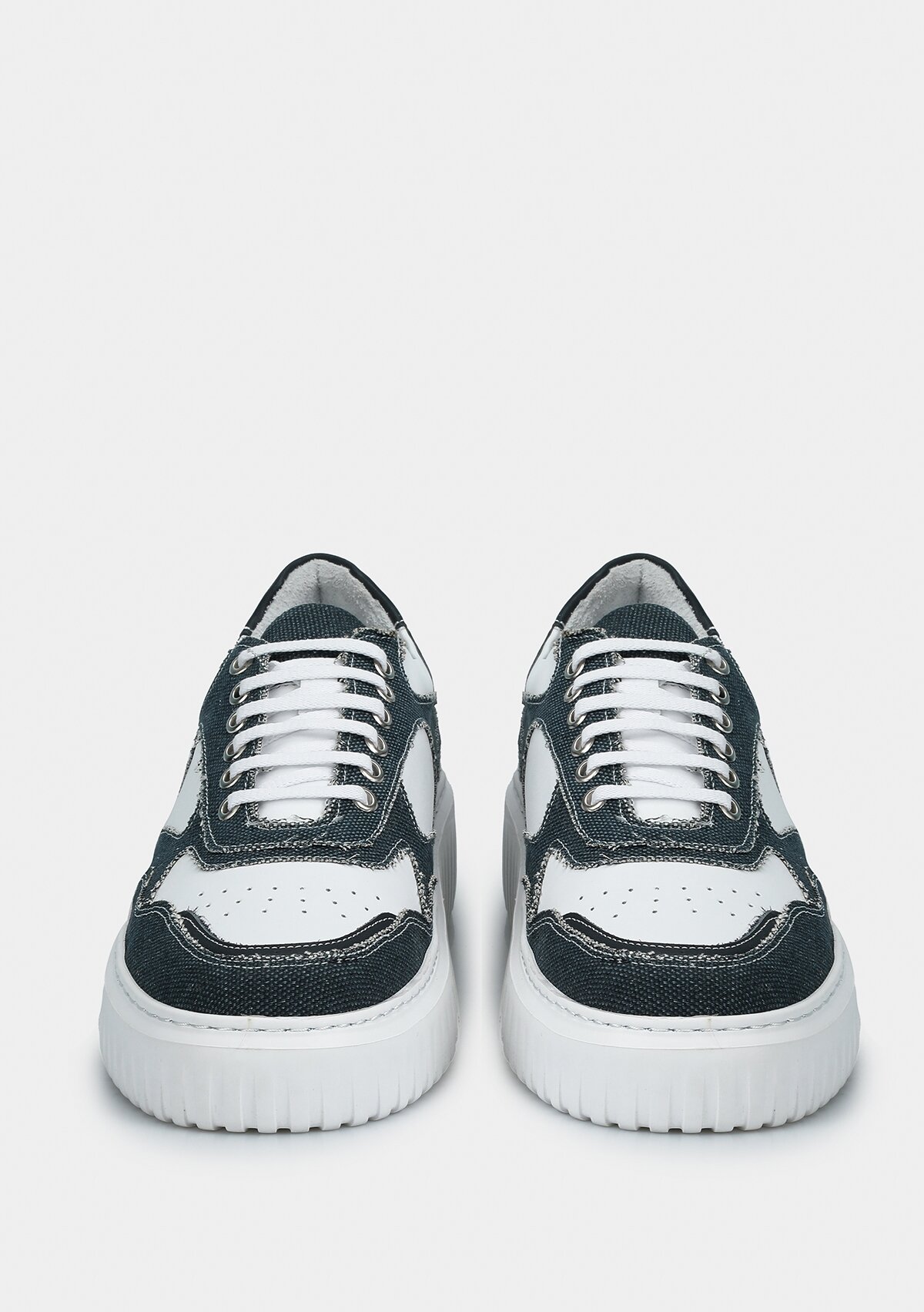 Mavi Deri Erkek Sneaker