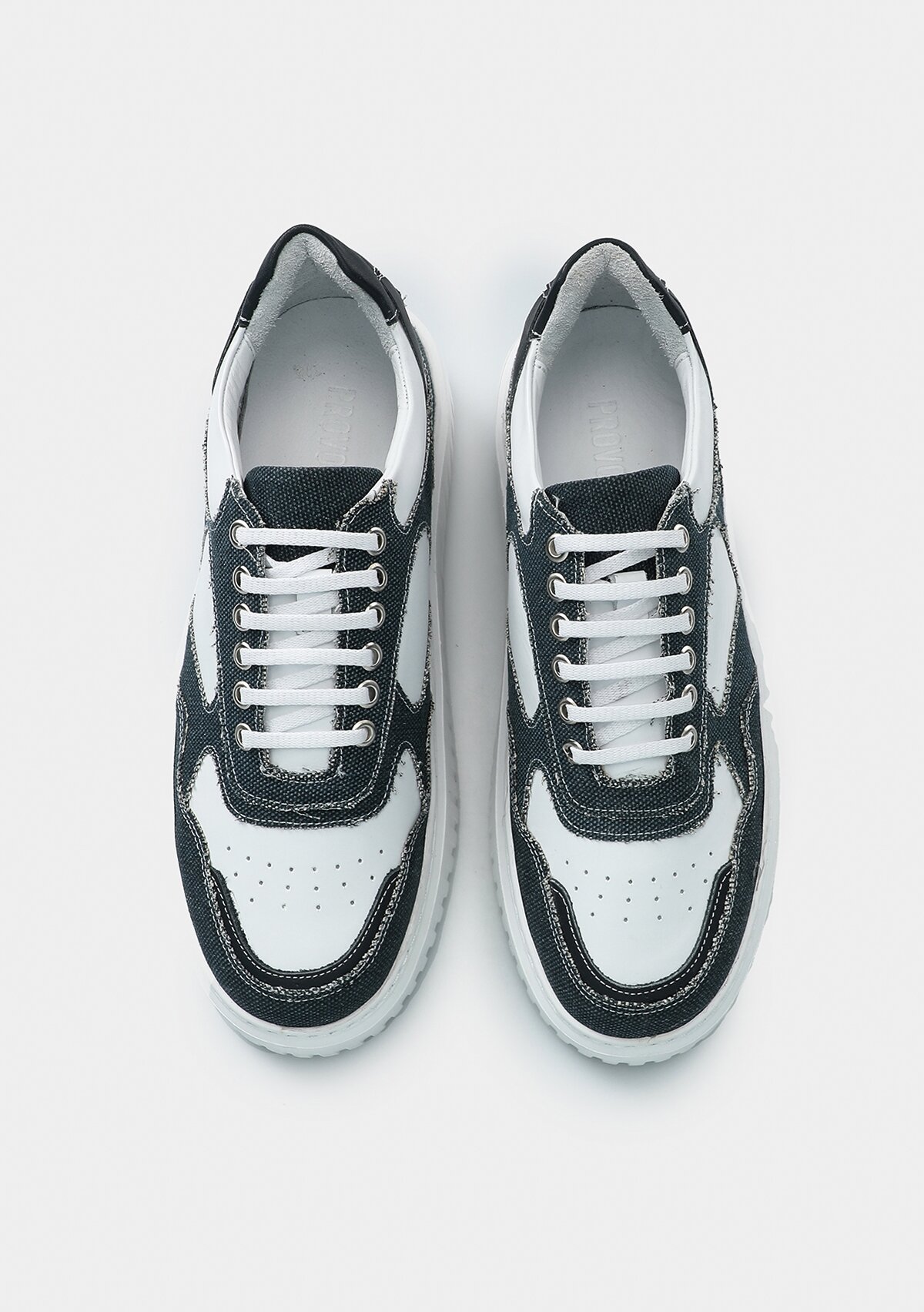 Mavi Deri Erkek Sneaker