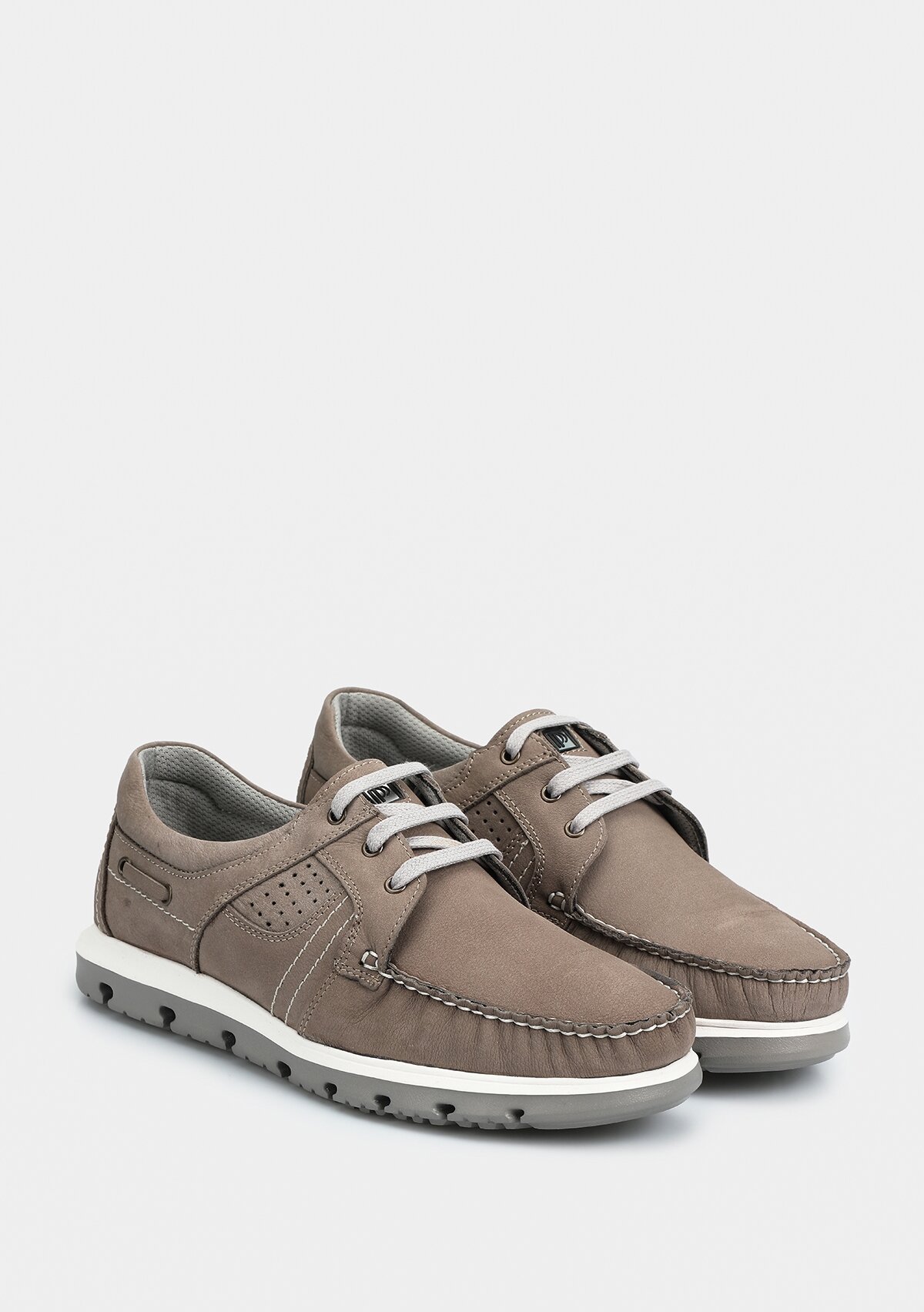 Gri Deri Erkek Ayakkabı