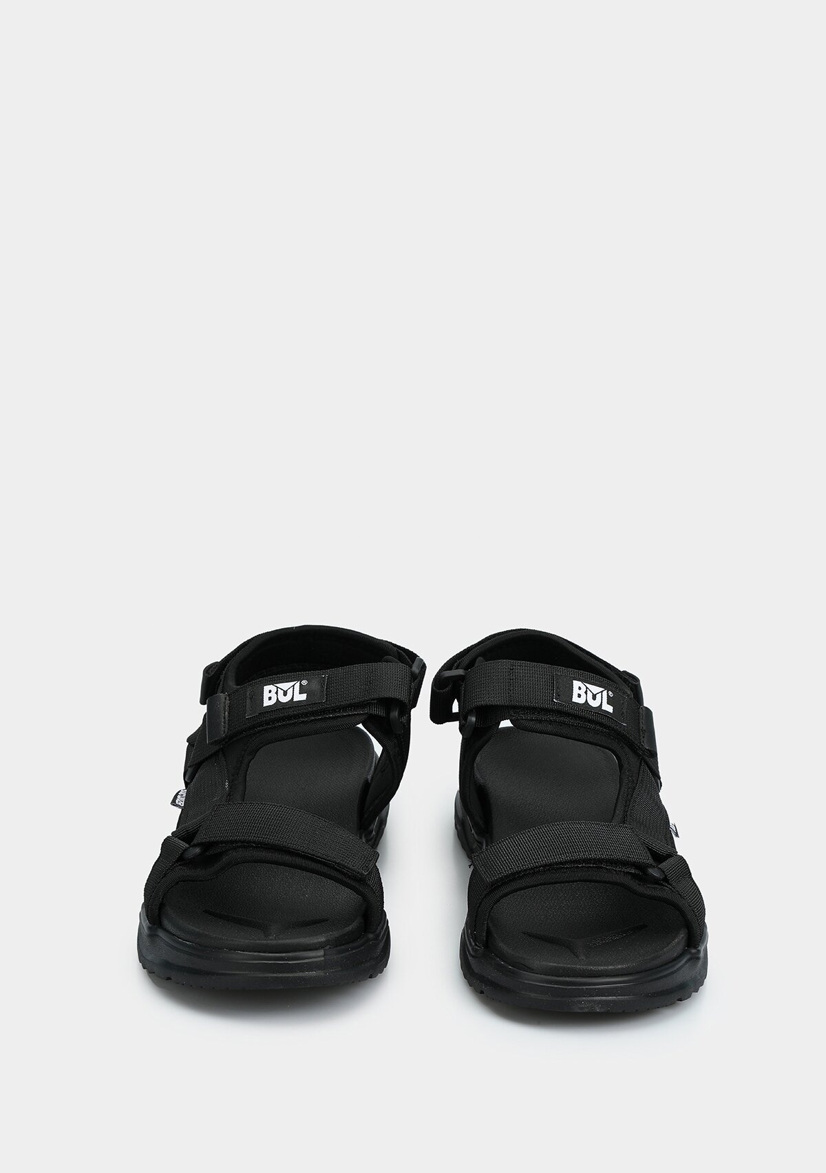 Siyah Erkek Düz Sandalet