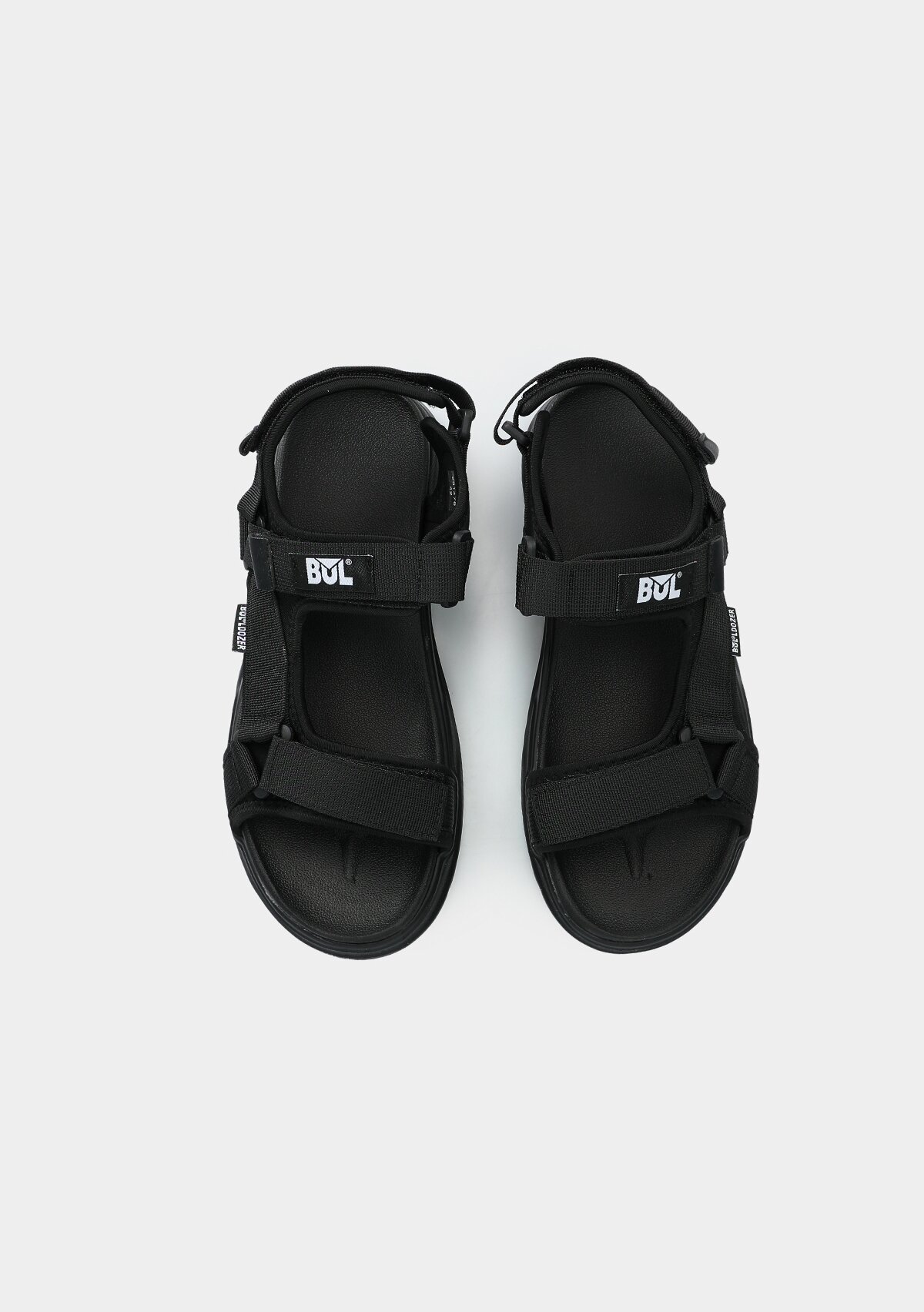 Siyah Erkek Düz Sandalet