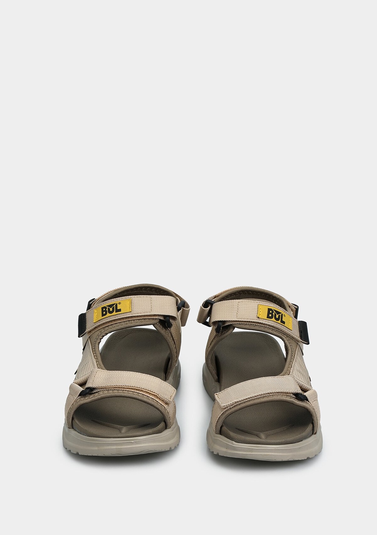 Bej Erkek Düz Sandalet