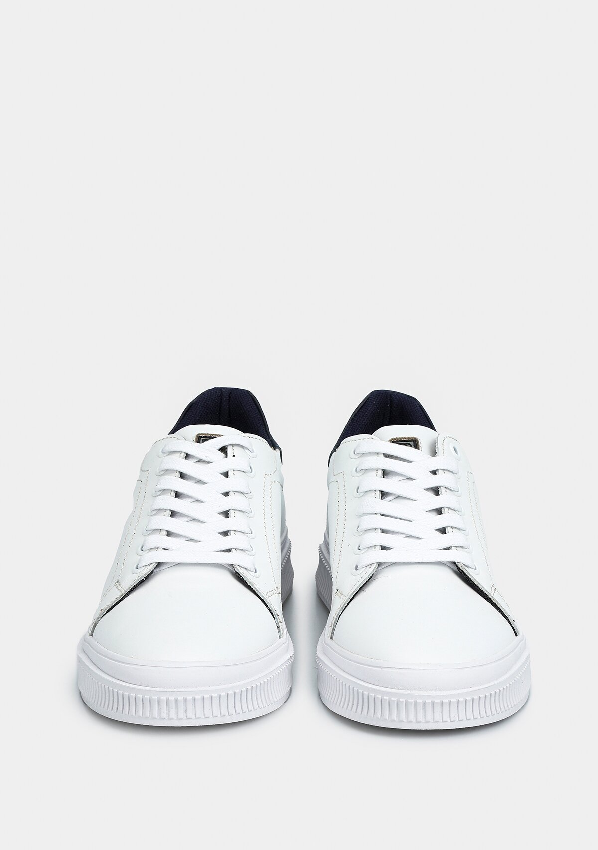 Beyaz Deri Erkek Ayakkabı