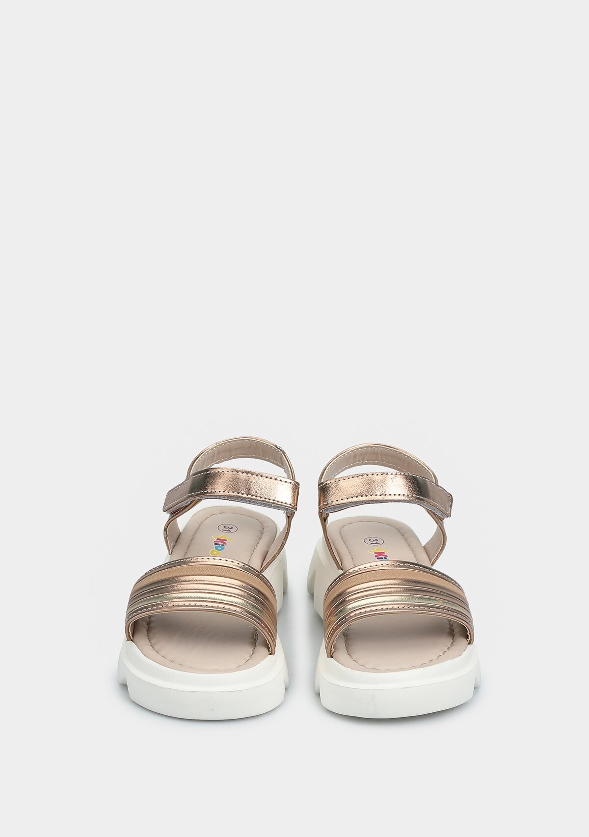 Altın Kız Çocuk Düz Sandalet