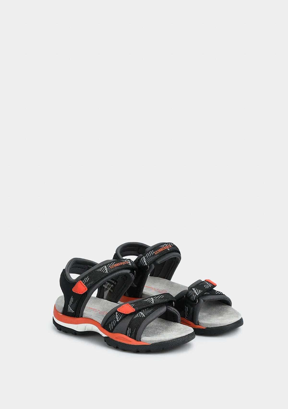 Taboo Siyah Erkek Çocuk Düz Sandalet