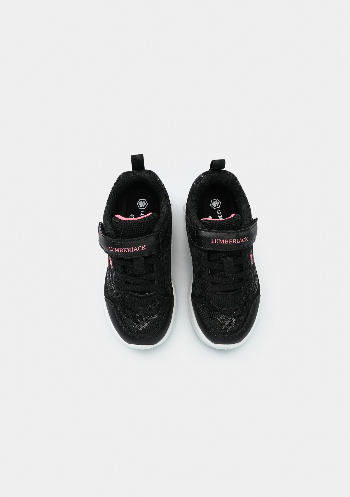 Princess Siyah Deri Kız Çocuk Sneaker