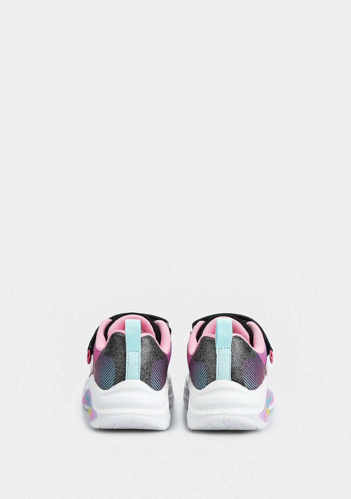 Wavy Siyah Deri Kız Çocuk Sneaker