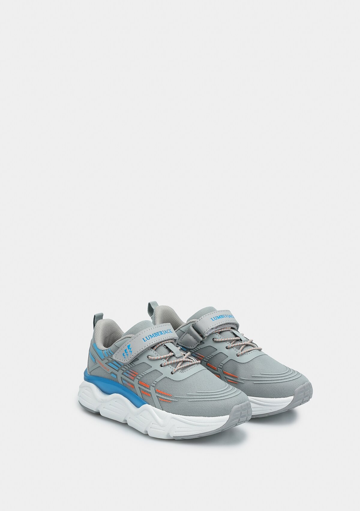 Karlsen Gri Deri Erkek Çocuk Sneaker