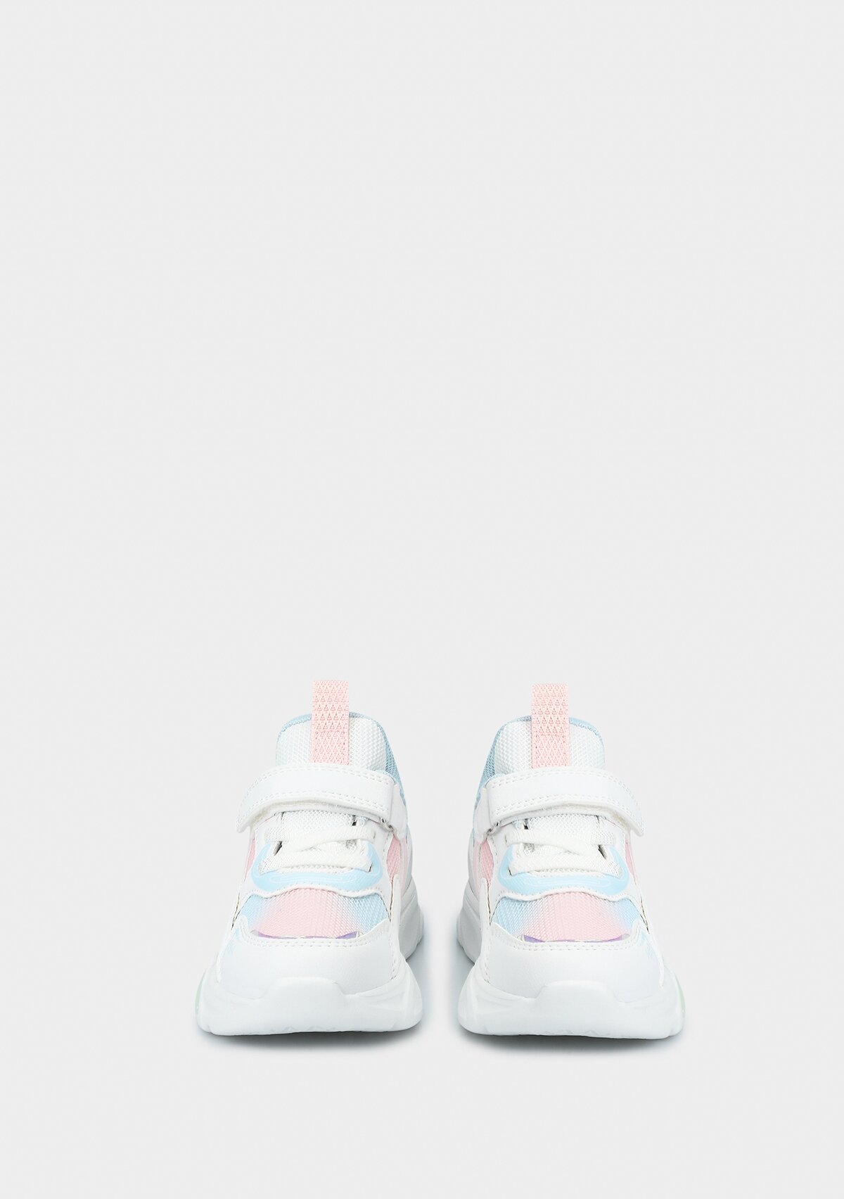 Beyaz-Pembe Kız Çocuk Sneaker