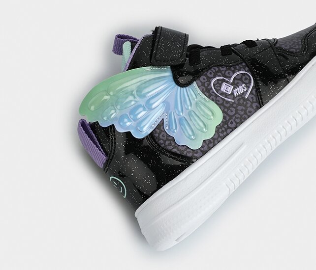 Siyah Kız Çocuk Sneaker