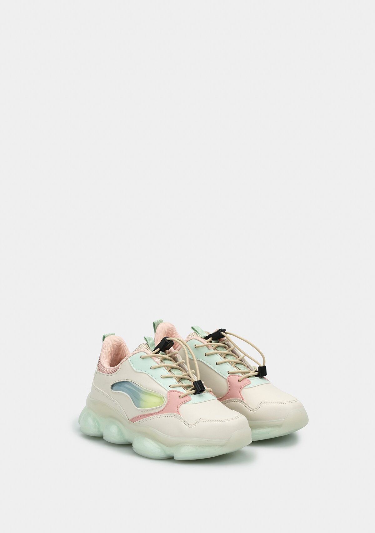 Krem Kız Çocuk Sneaker