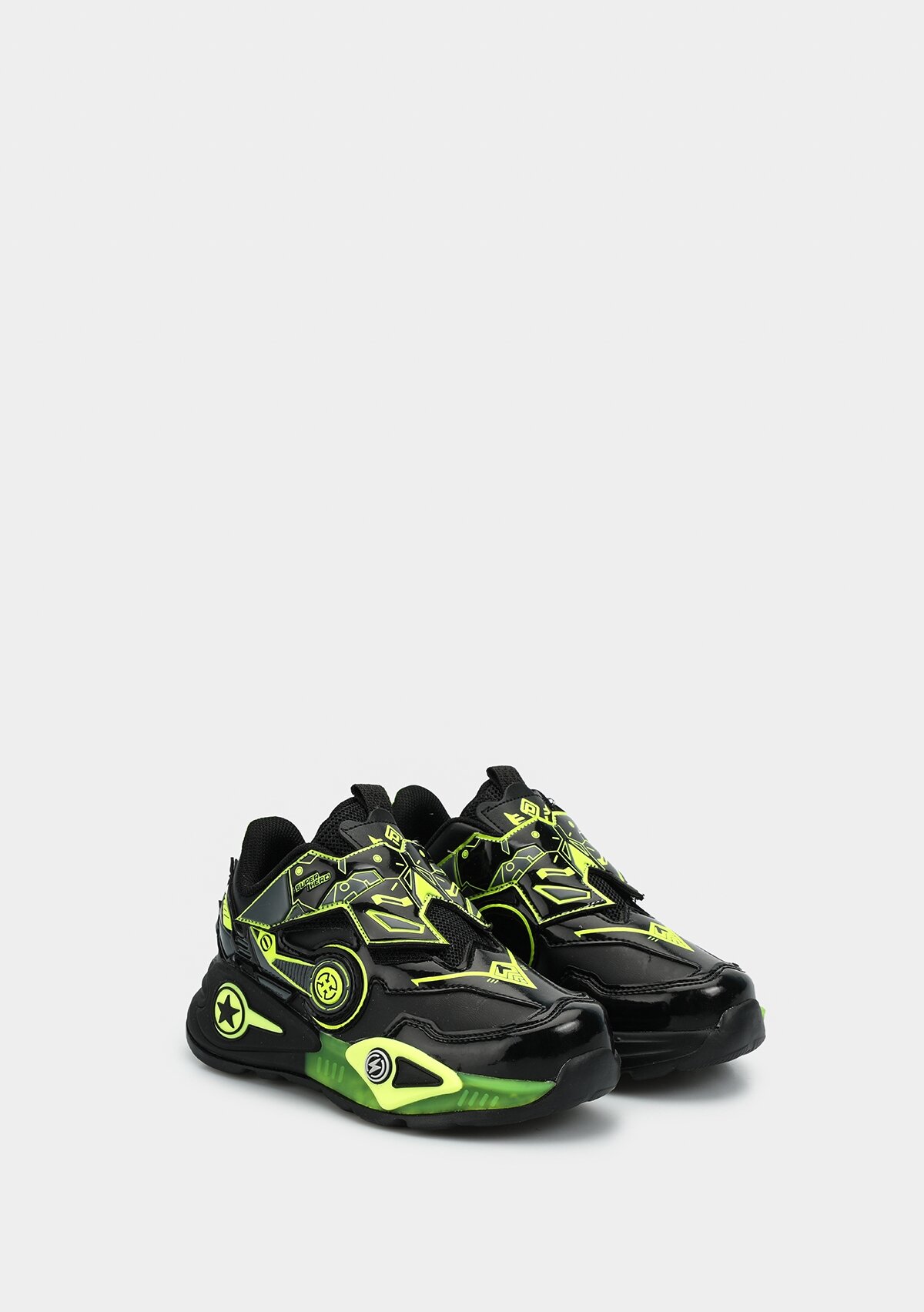 Fosforlu Erkek Çocuk Sneaker