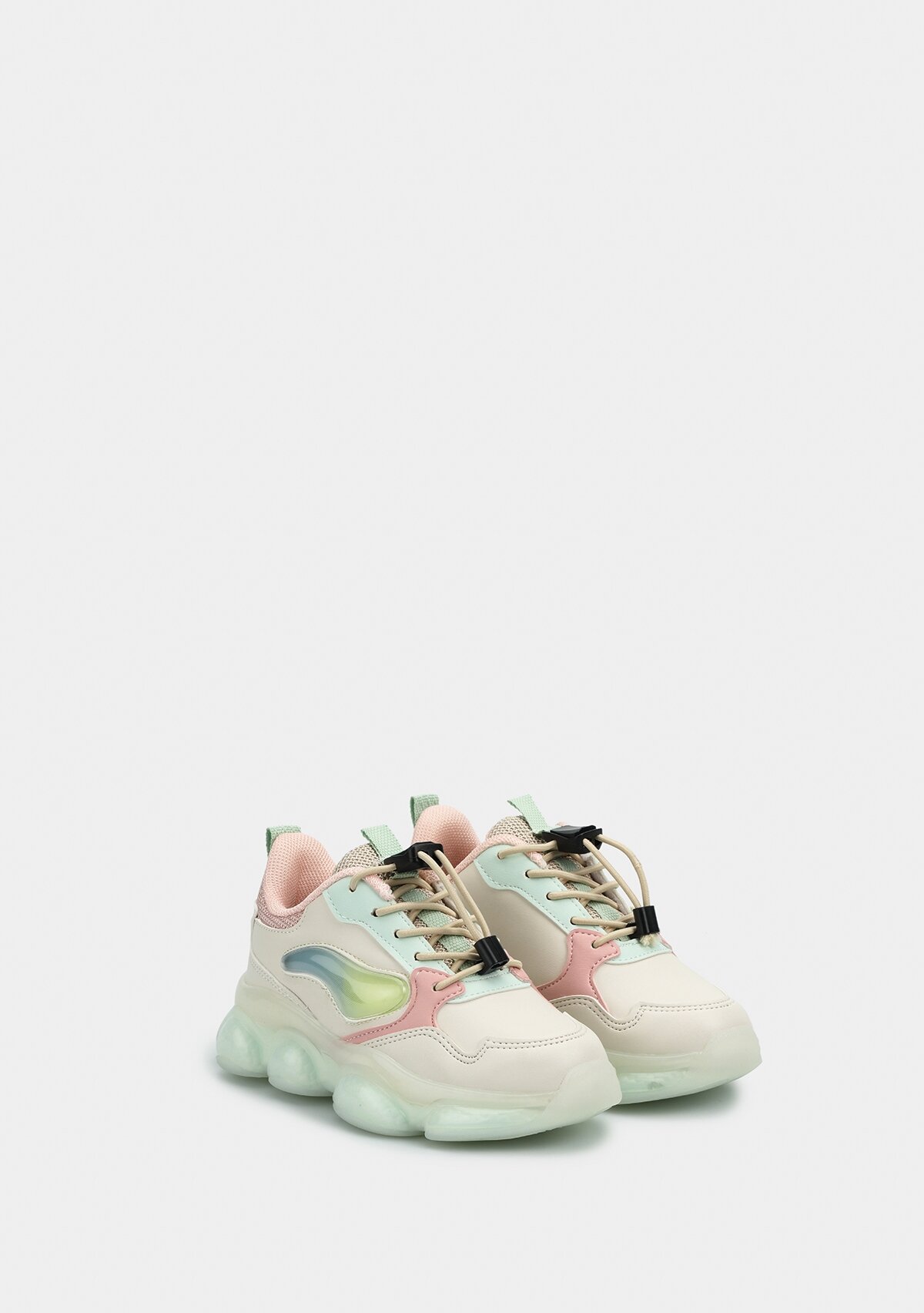 Krem Kız Çocuk Sneaker