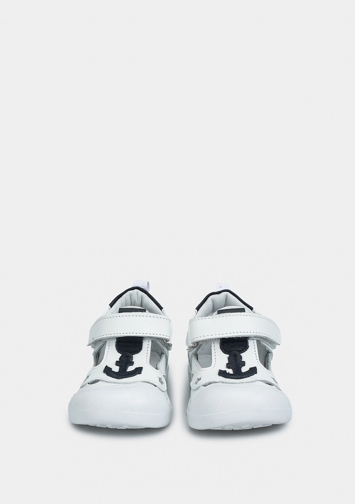 Beyaz Deri Erkek Çocuk Sneaker