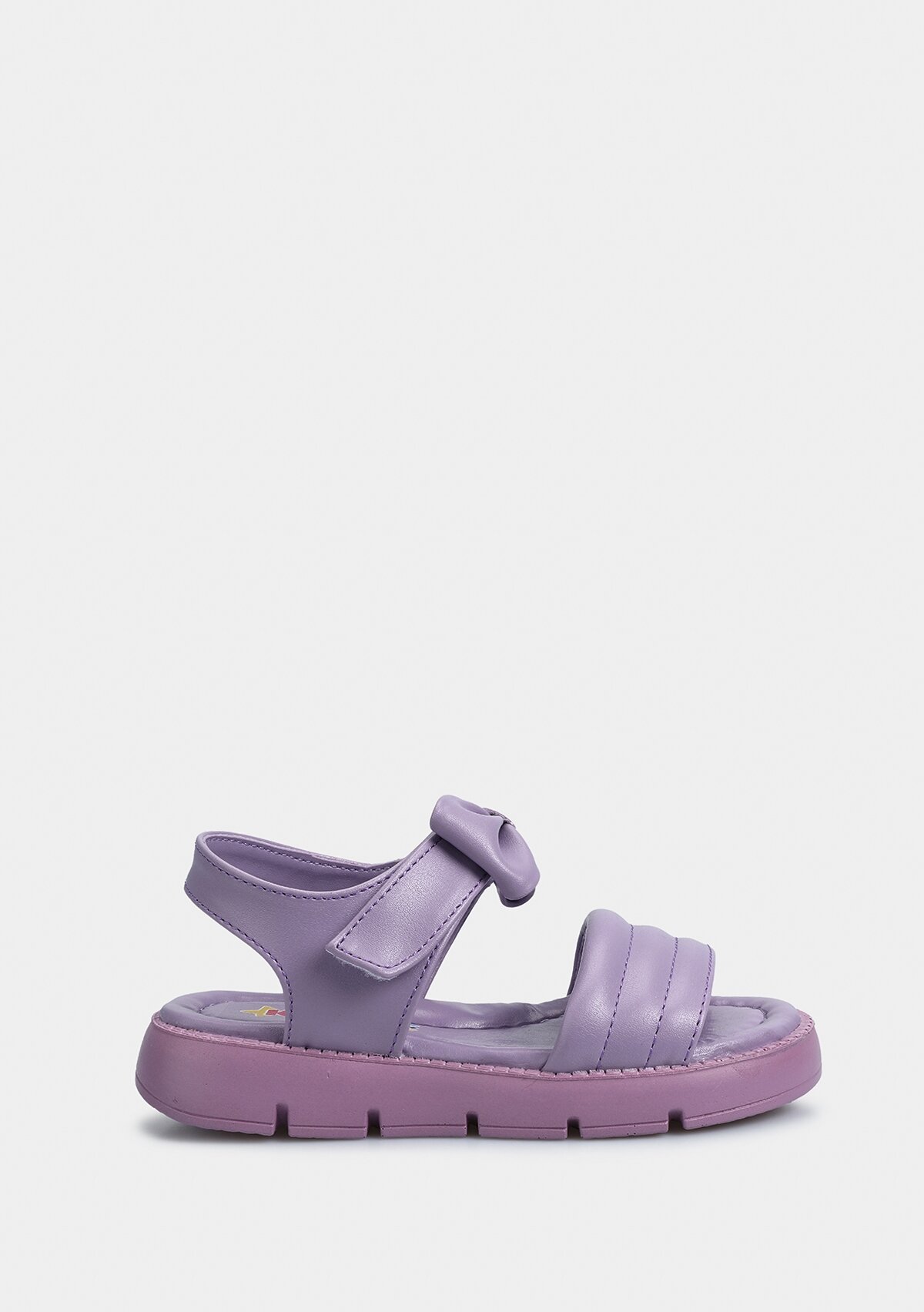 Lila Kız Çocuk Düz Sandalet
