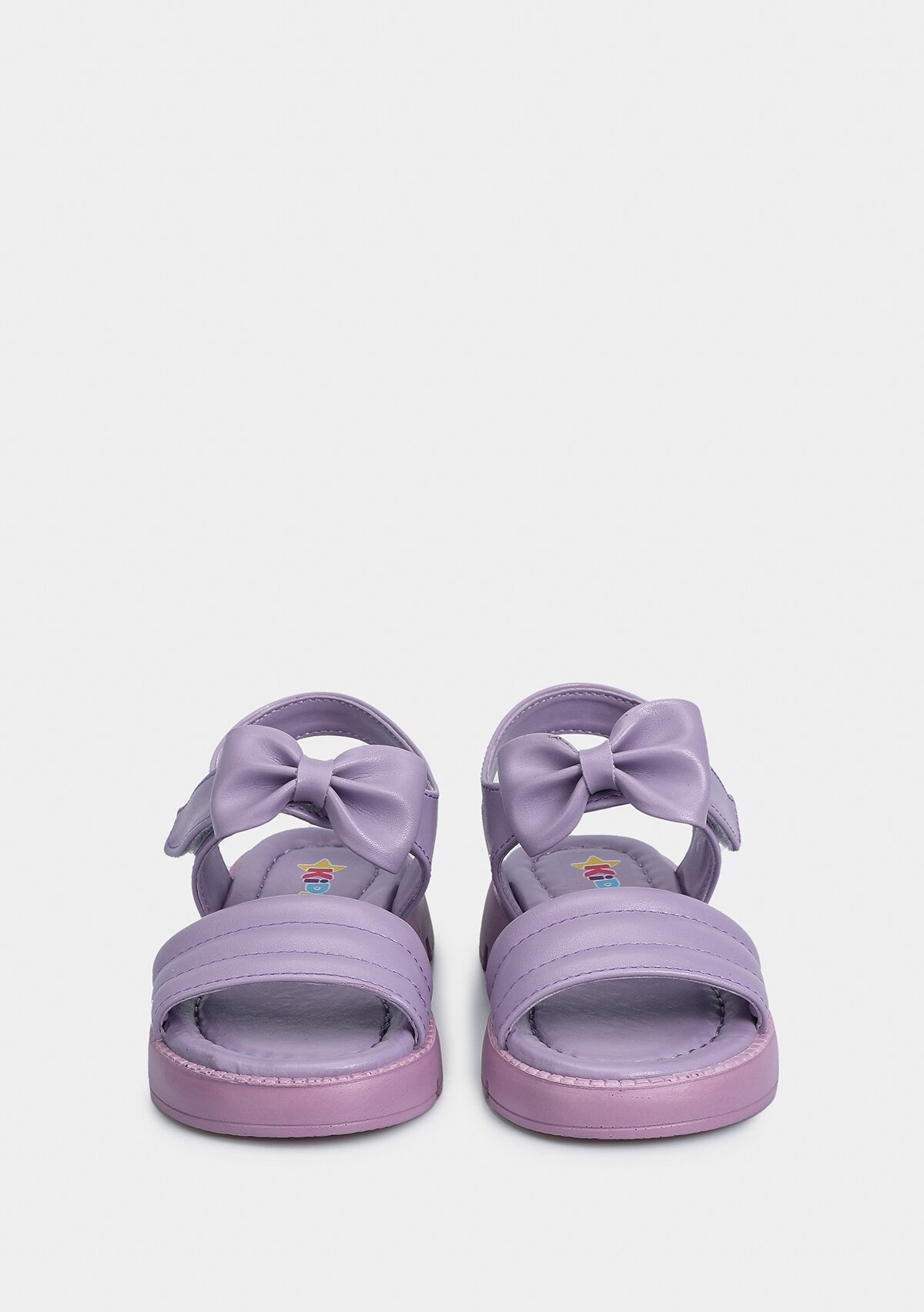 Lila Kız Çocuk Düz Sandalet