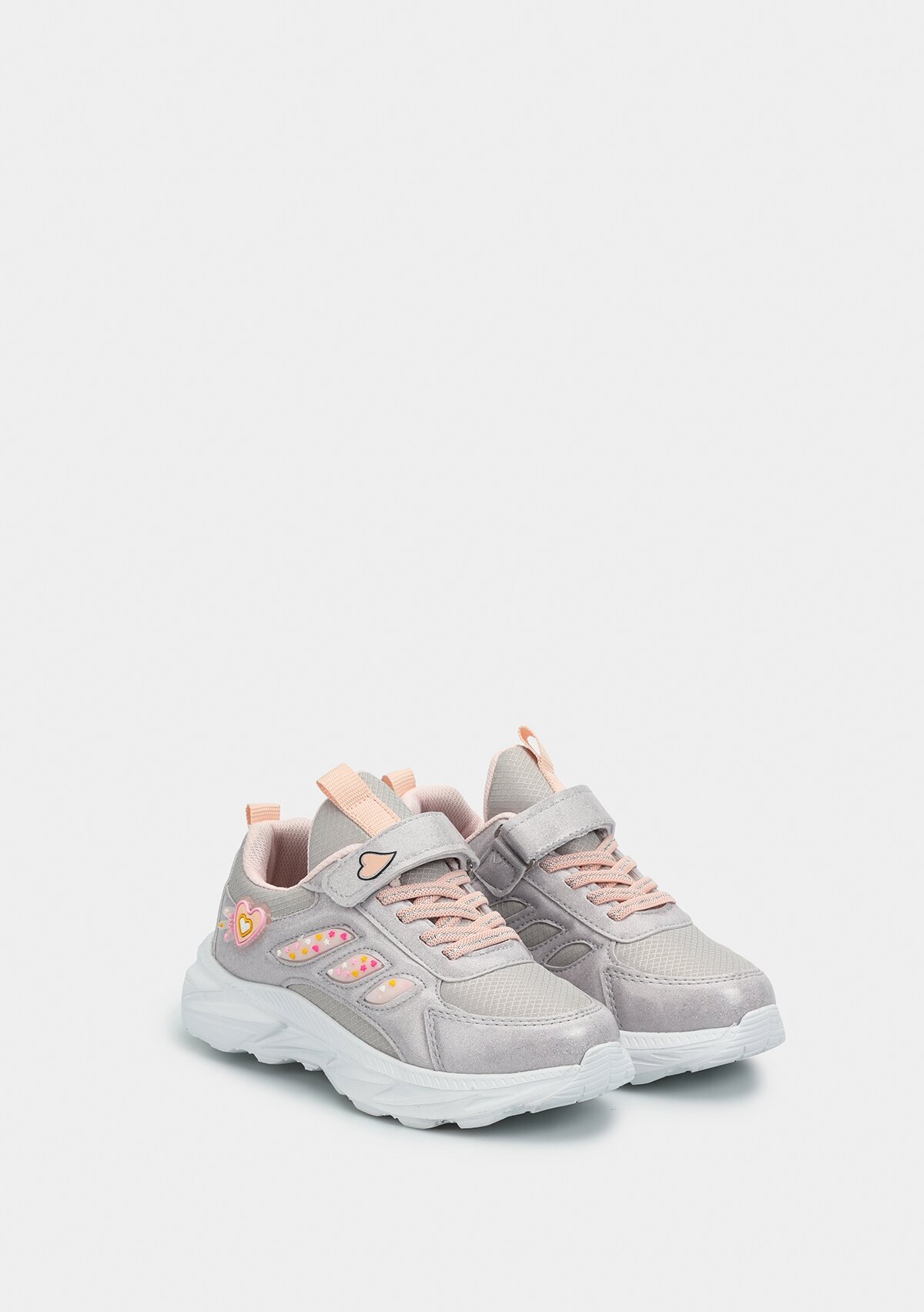 Gümüş Kız Çocuk Sneaker