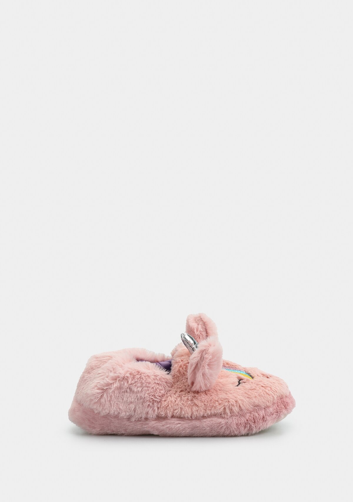 Pembe Kız Çocuk Ev Terliği