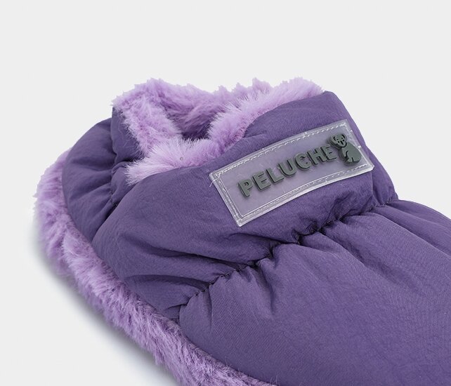 Mor Kız Çocuk Ev Terliği