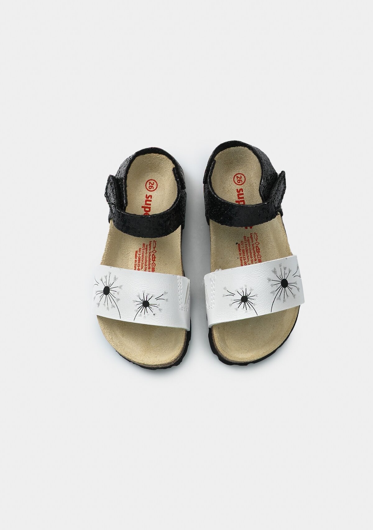 Siyah Kız Çocuk Düz Sandalet