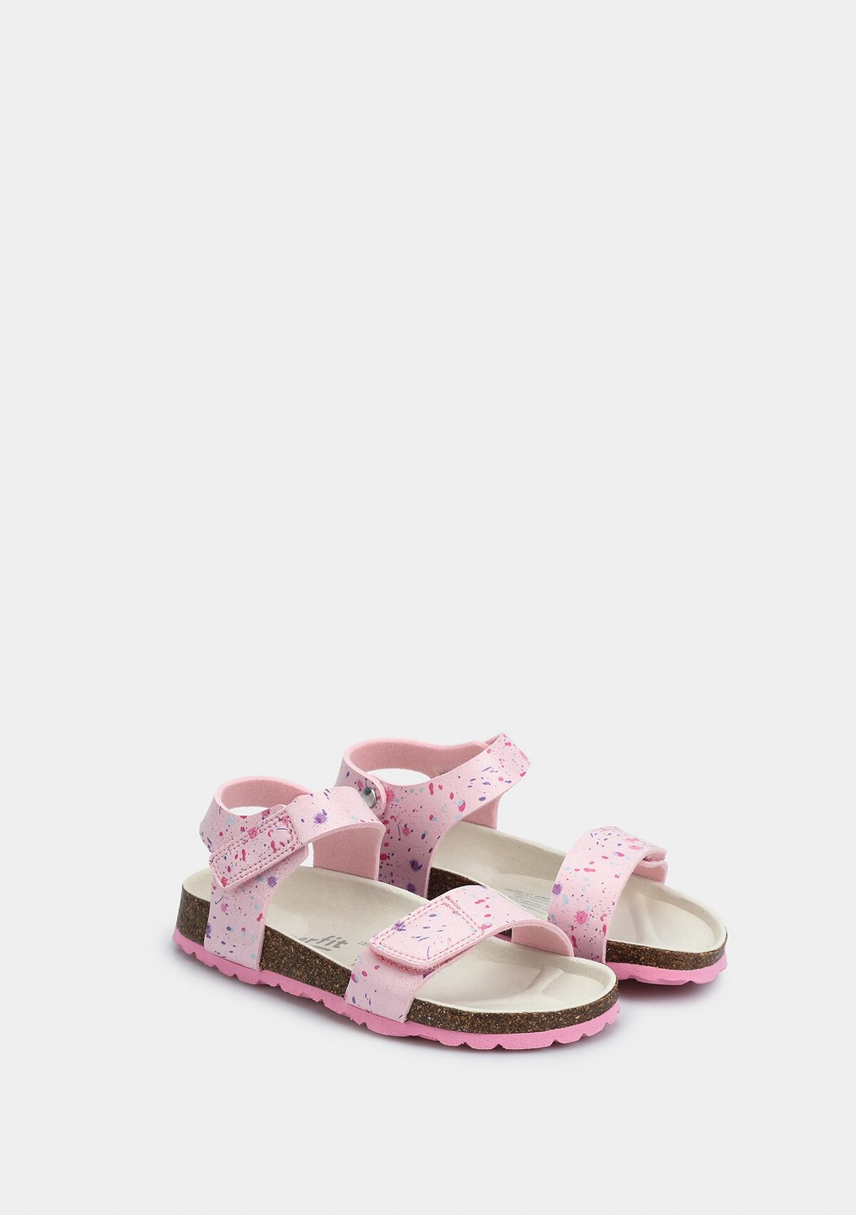 Pembe Kız Çocuk Düz Sandalet