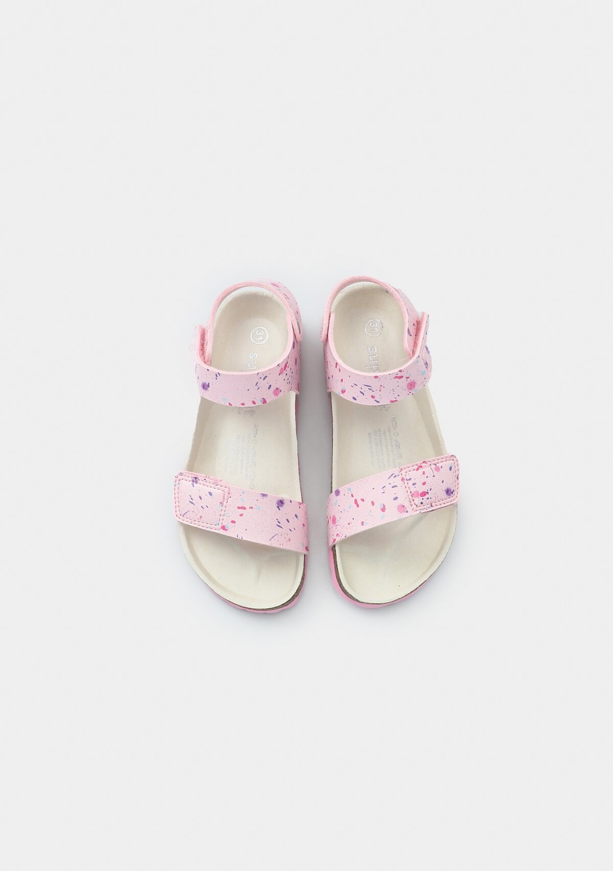 Pembe Kız Çocuk Düz Sandalet