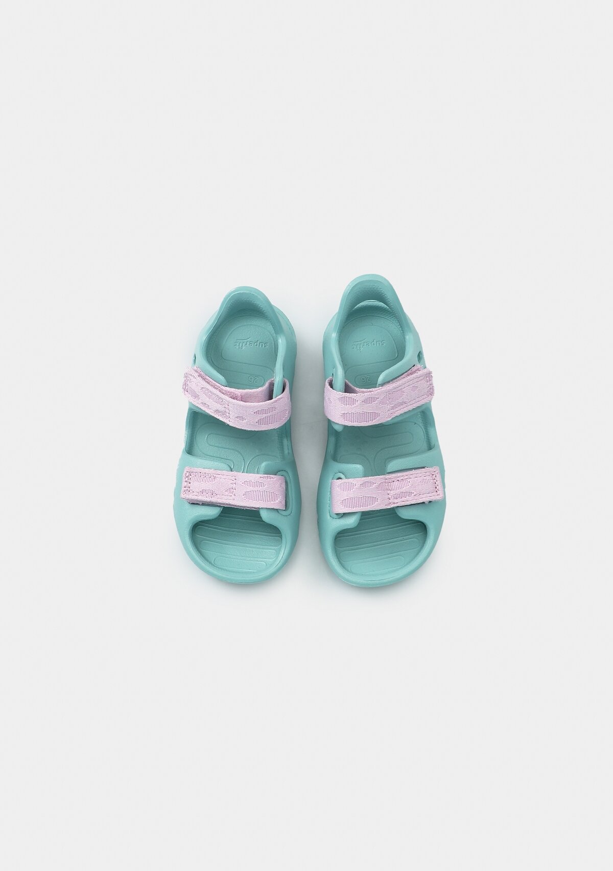 Yeşil Kız Çocuk Düz Sandalet