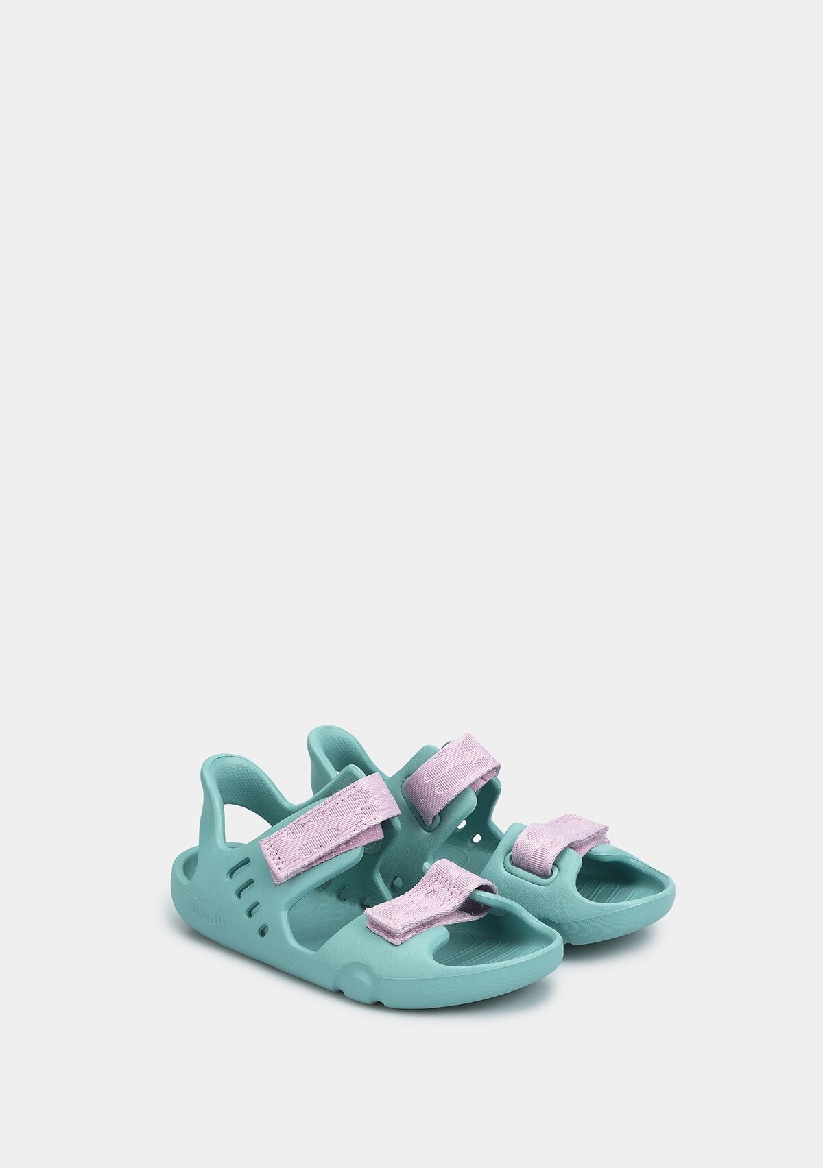 Yeşil Kız Çocuk Düz Sandalet