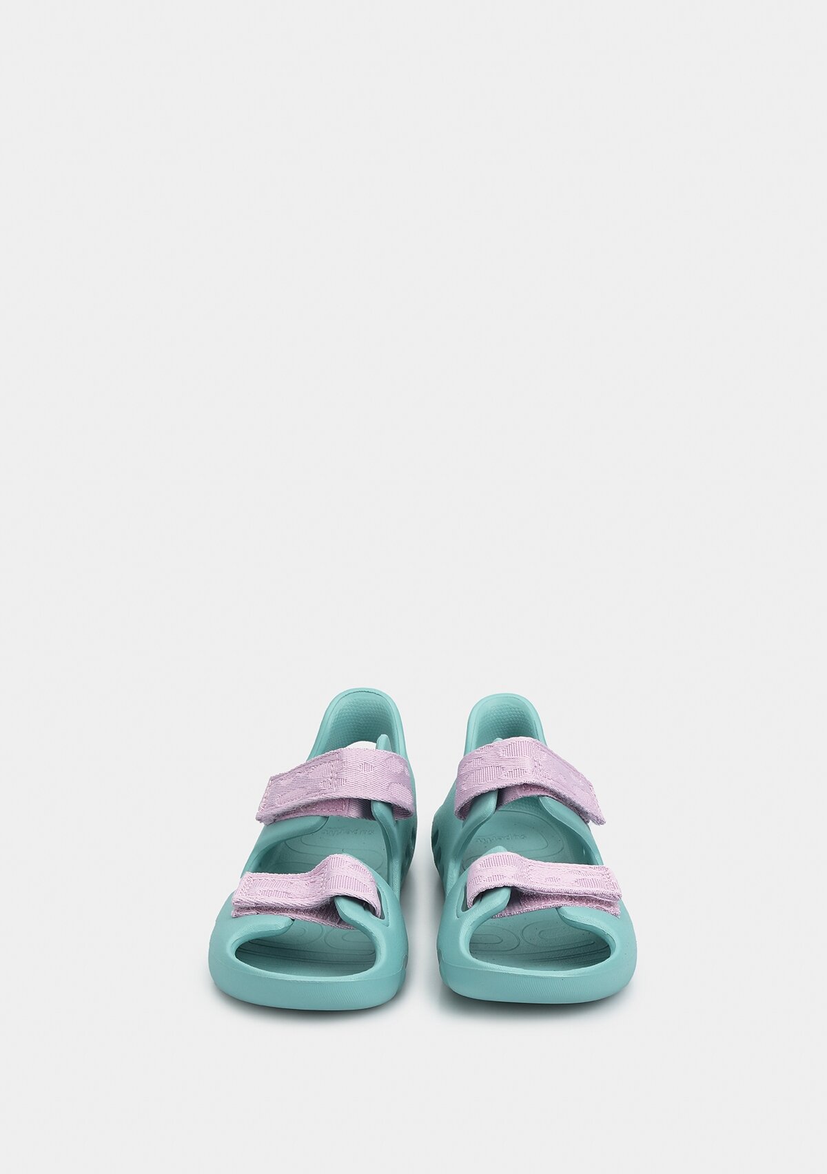 Yeşil Kız Çocuk Düz Sandalet