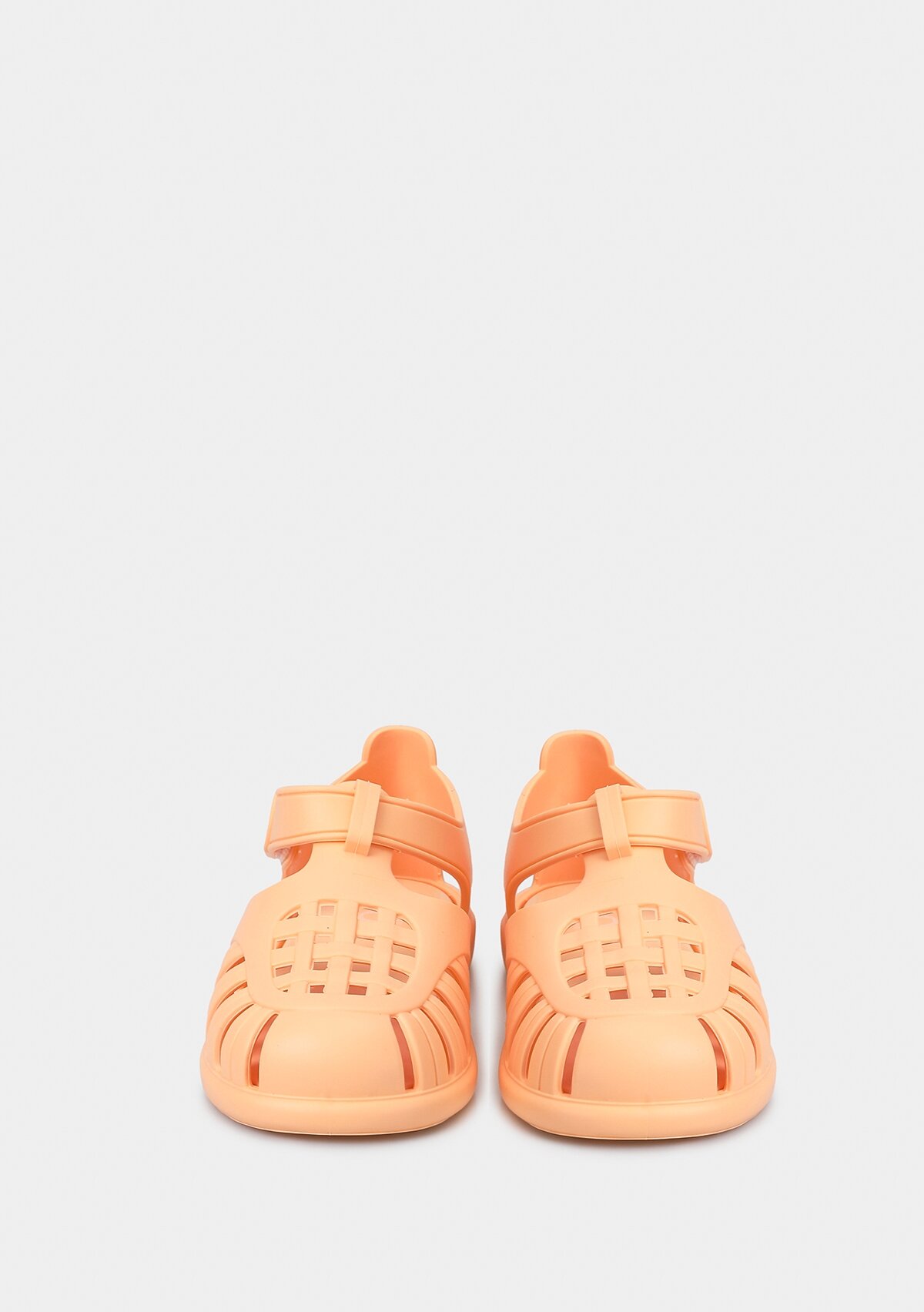 Turuncu Kız Çocuk Düz Sandalet