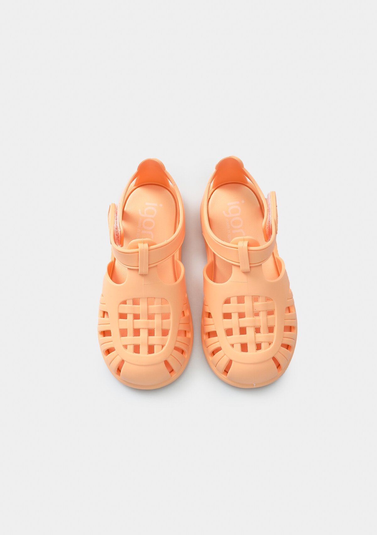 Turuncu Kız Çocuk Düz Sandalet