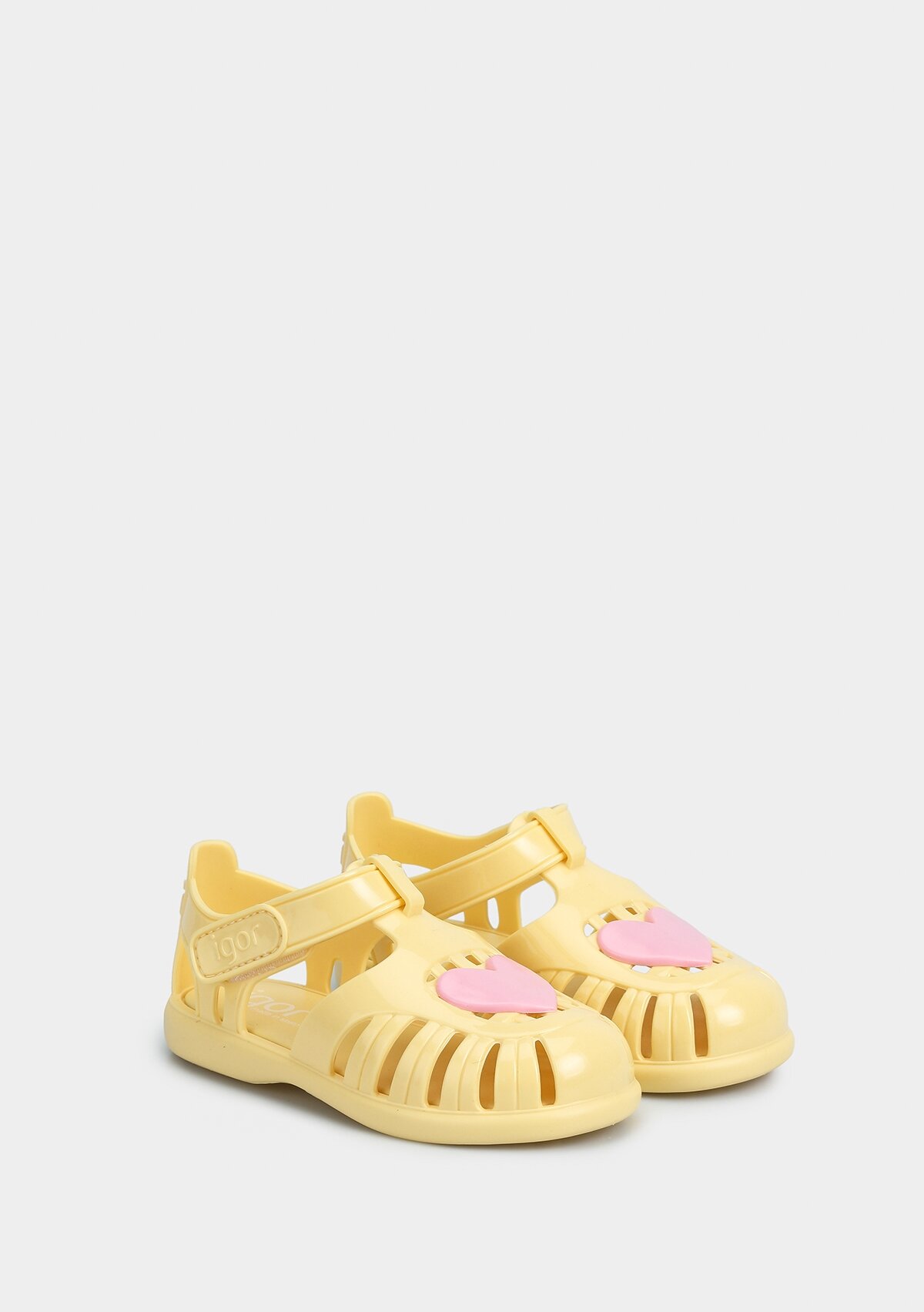 Sarı Kız Çocuk Düz Sandalet