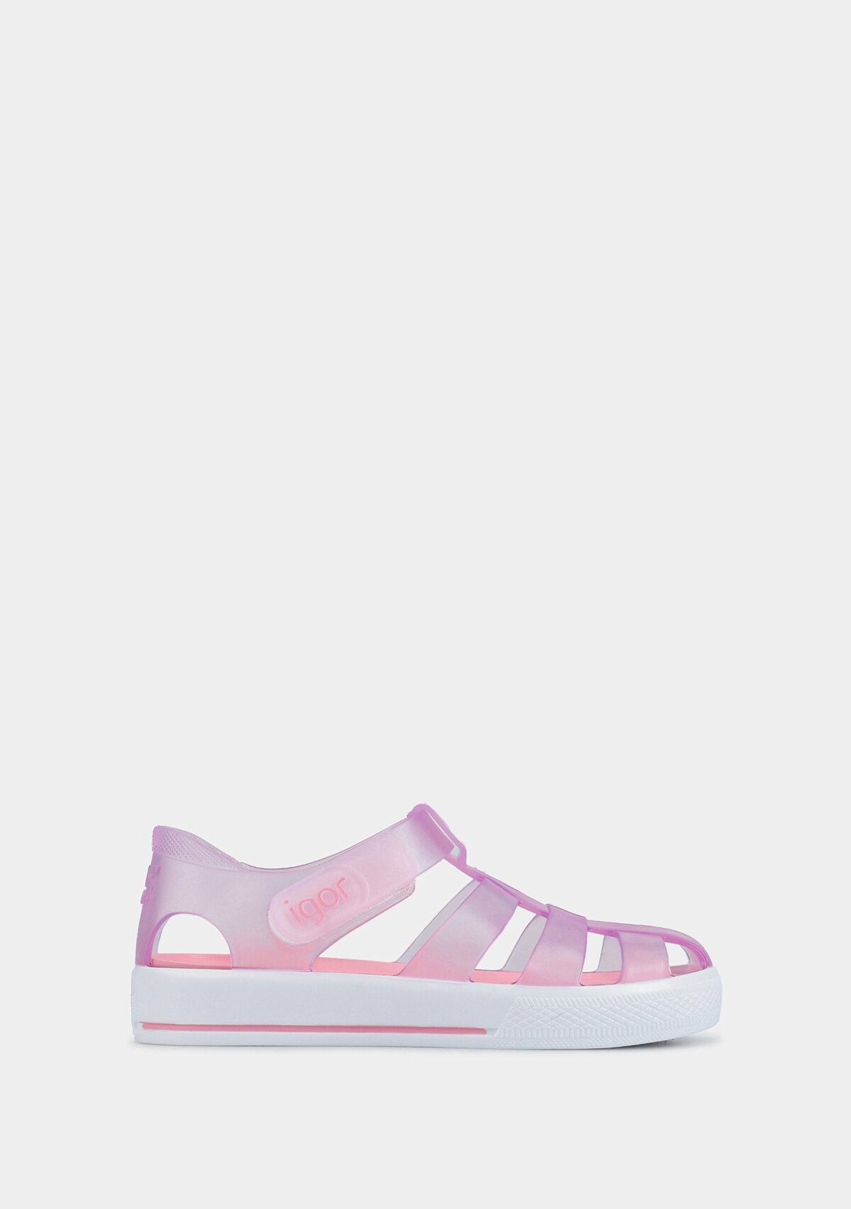 Pembe Kız Çocuk Düz Sandalet