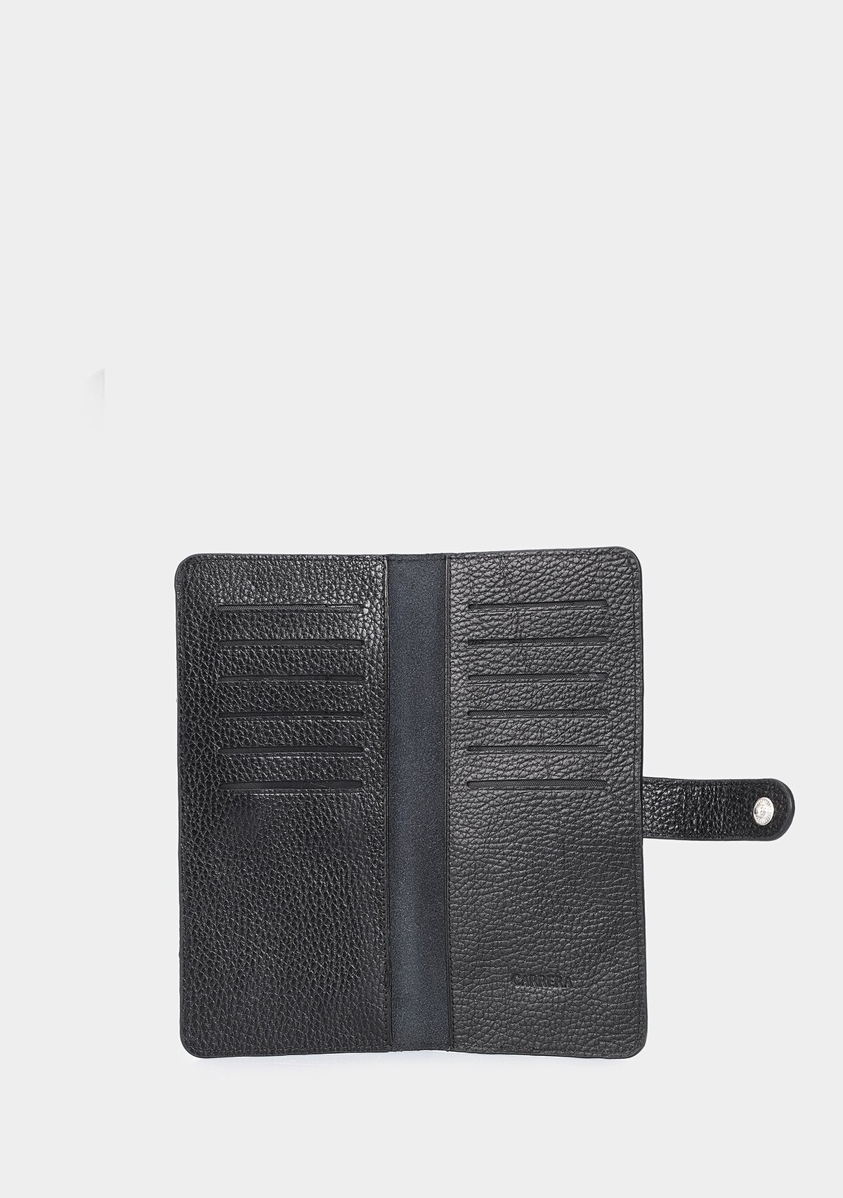 Siyah  Carrera CAR001 Siyah Hakiki Deri Cüzdan