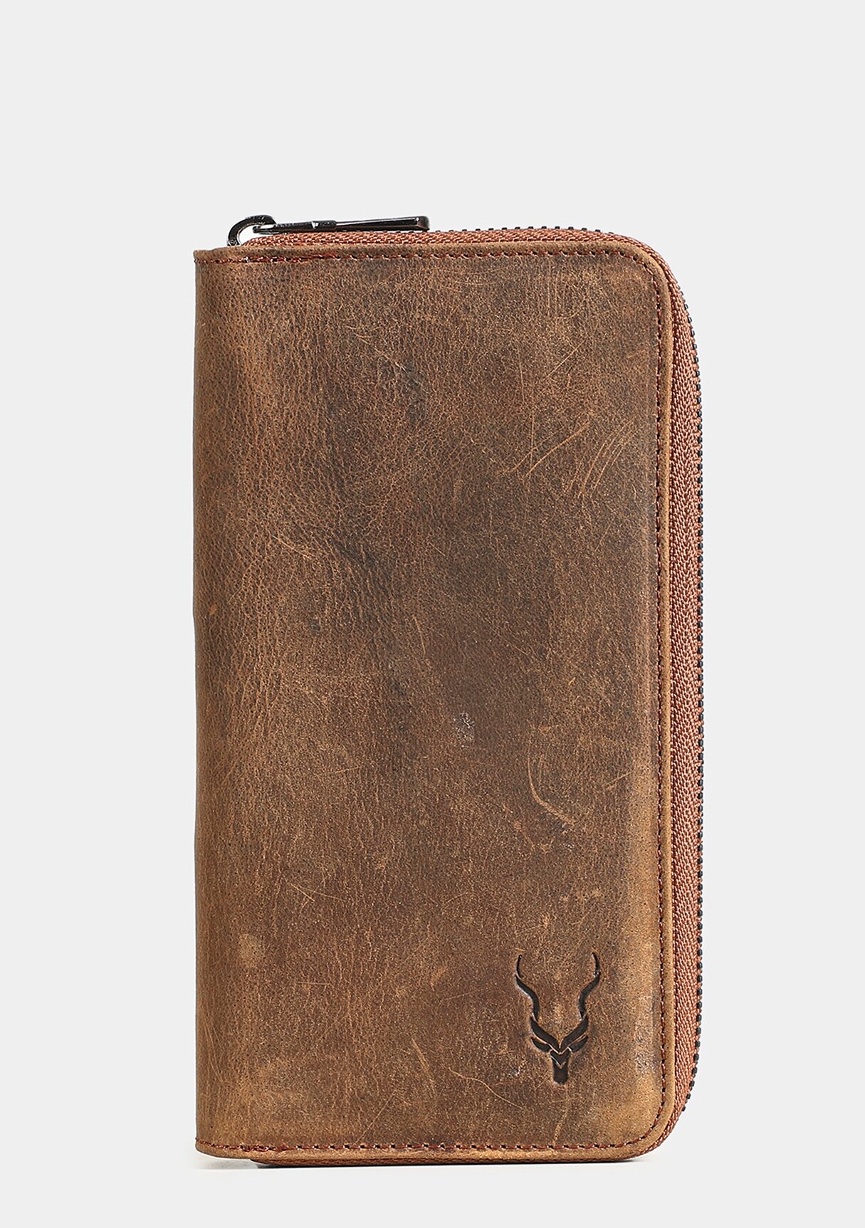 Kum  Carrera CAR006 Kahve Hakiki Deri Cüzdan