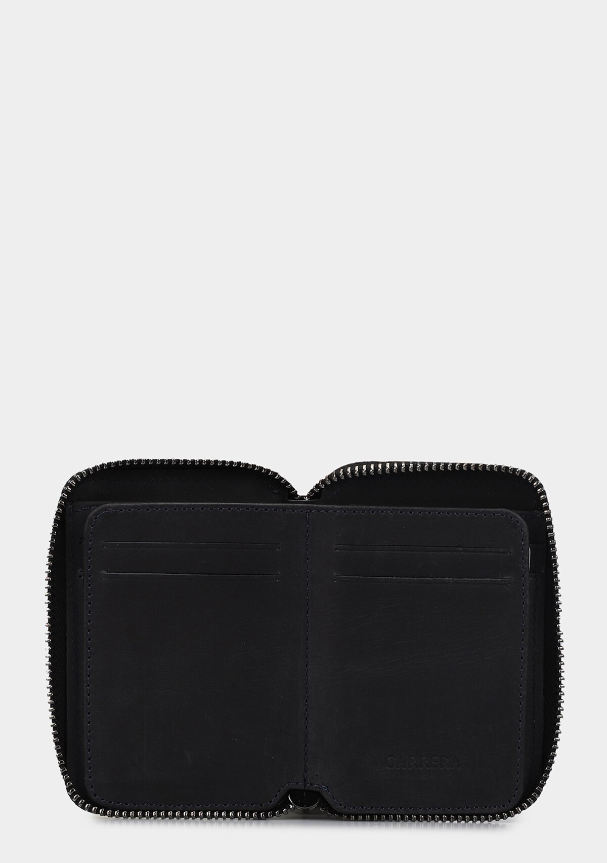 Siyah  Carrera CAR007 Siyah Hakiki Deri Cüzdan