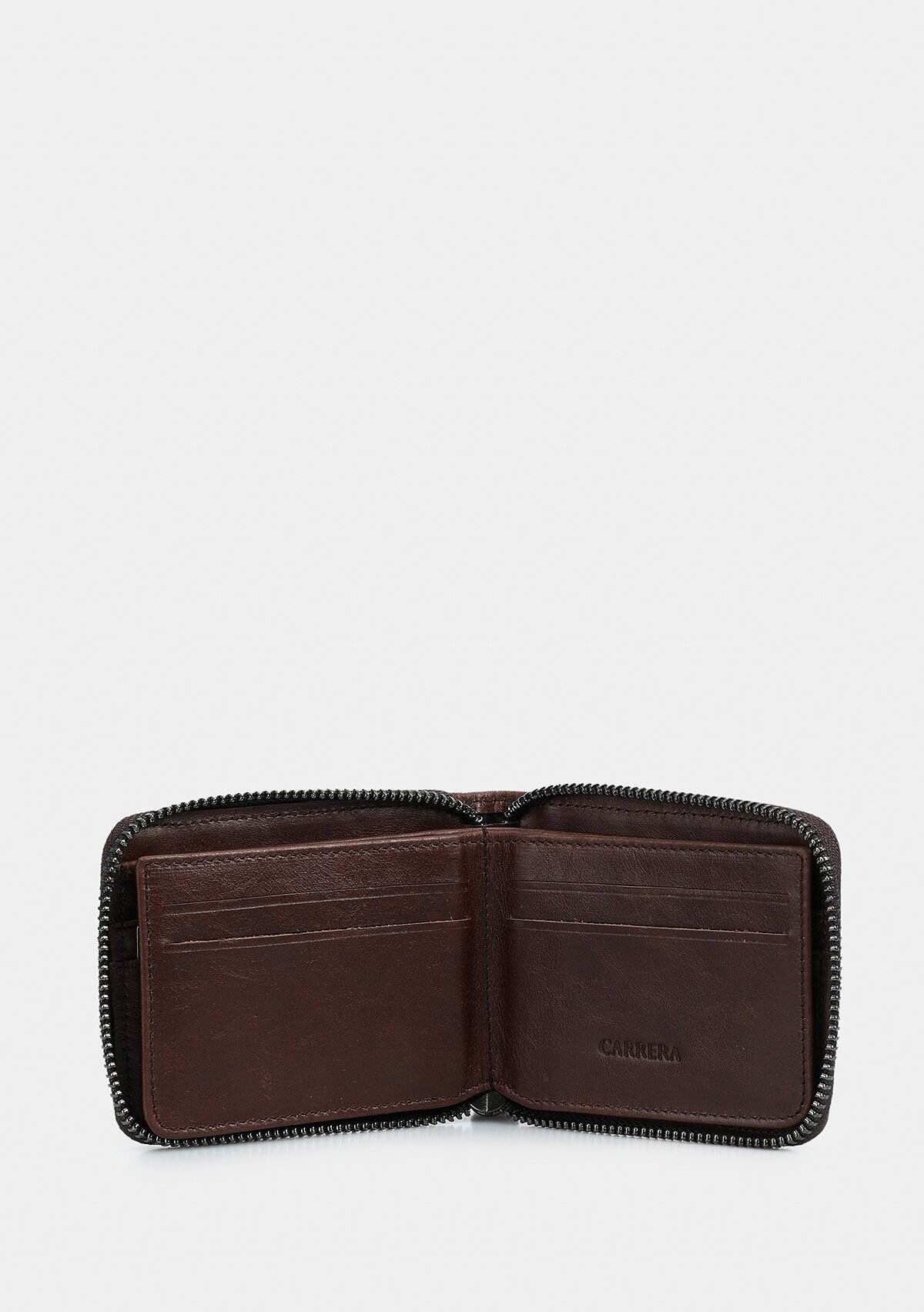 Kahve  Carrera CAR901 Kahve Crazy Deri Cüzdan