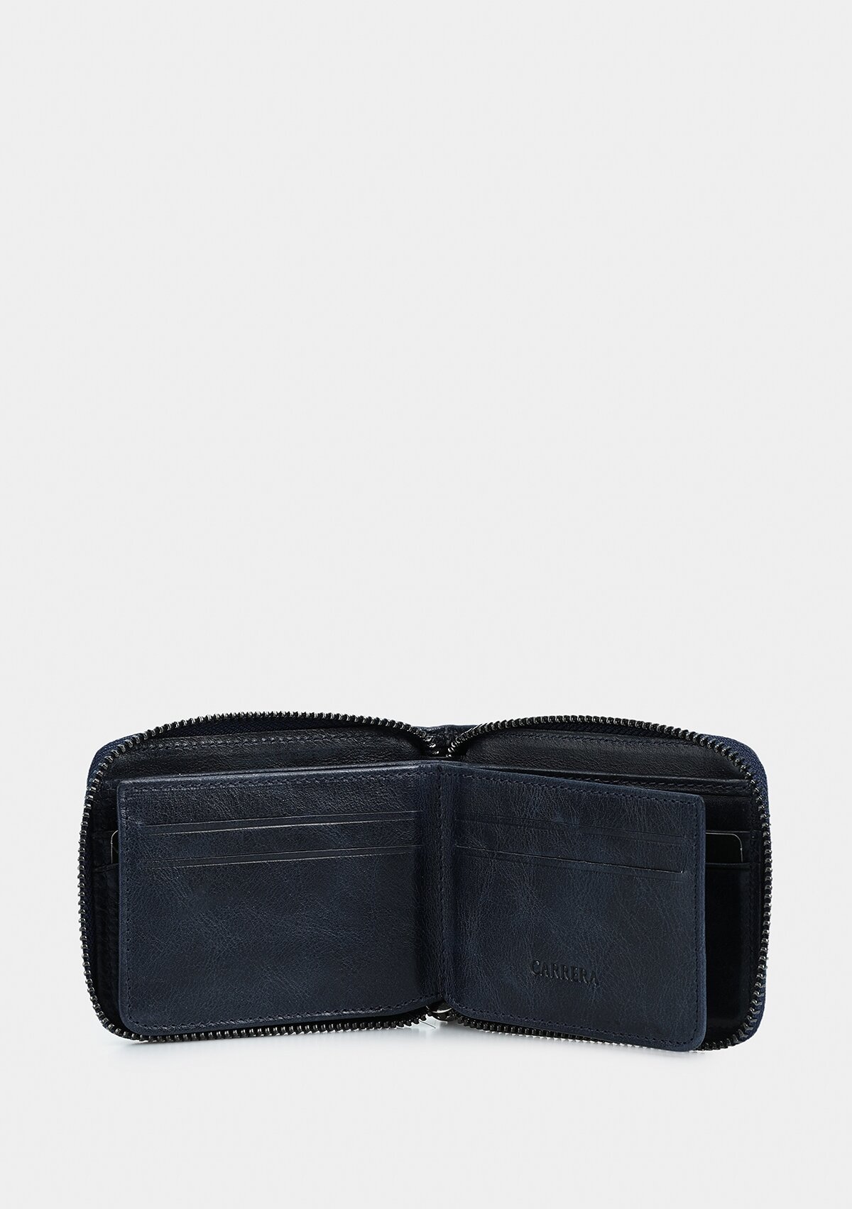 Lacivert  Carrera CAR901 Laci Crazy Deri Cüzdan