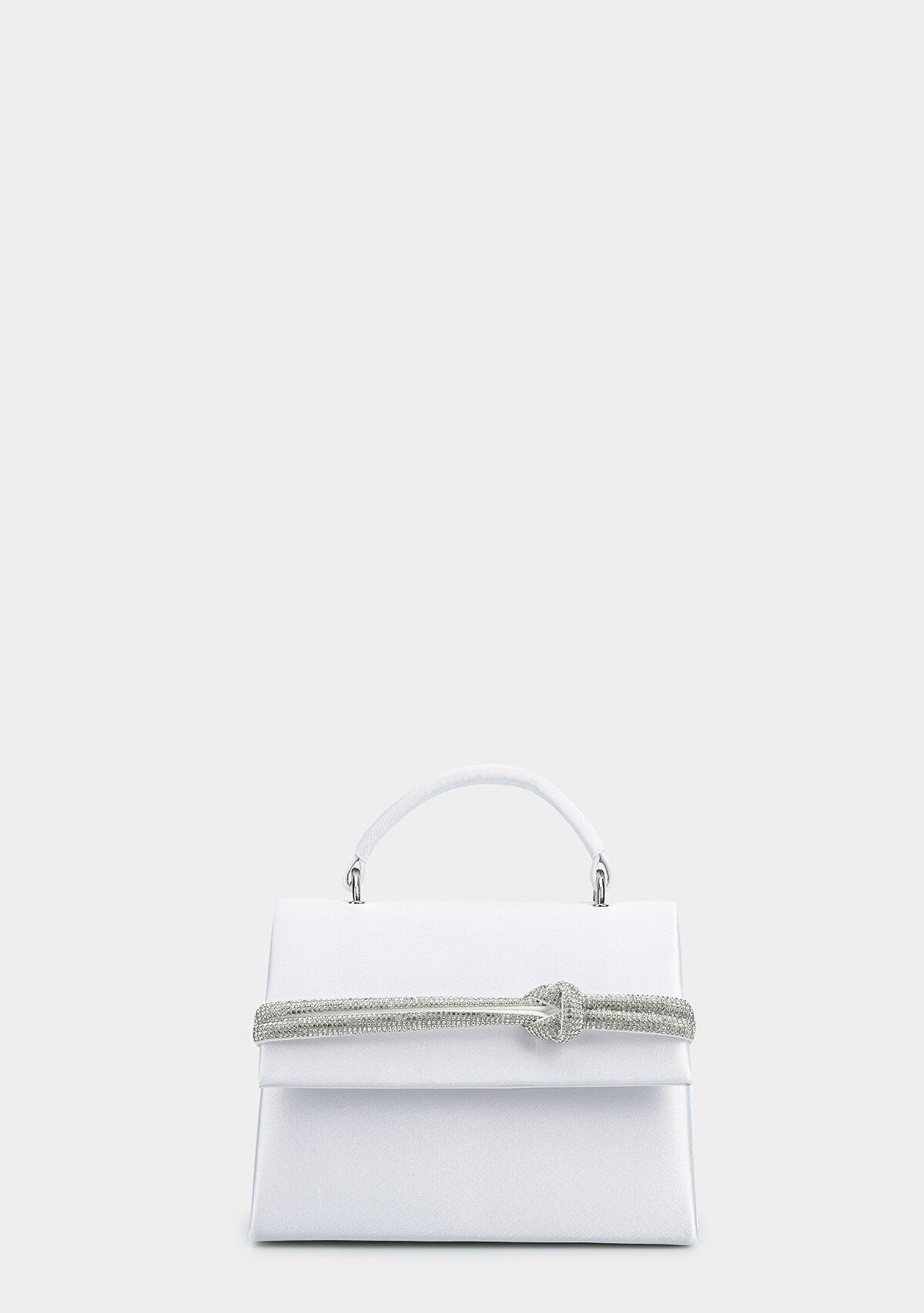 Beyaz Kadın Abiye Çanta