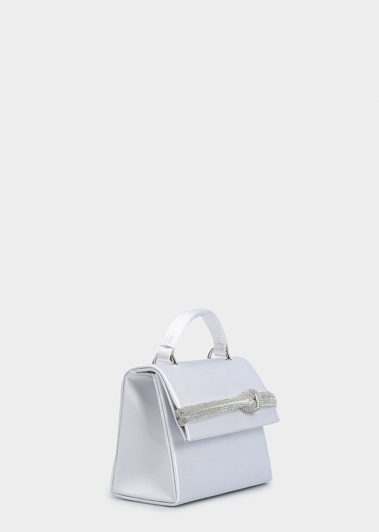 Beyaz Kadın Abiye Çanta