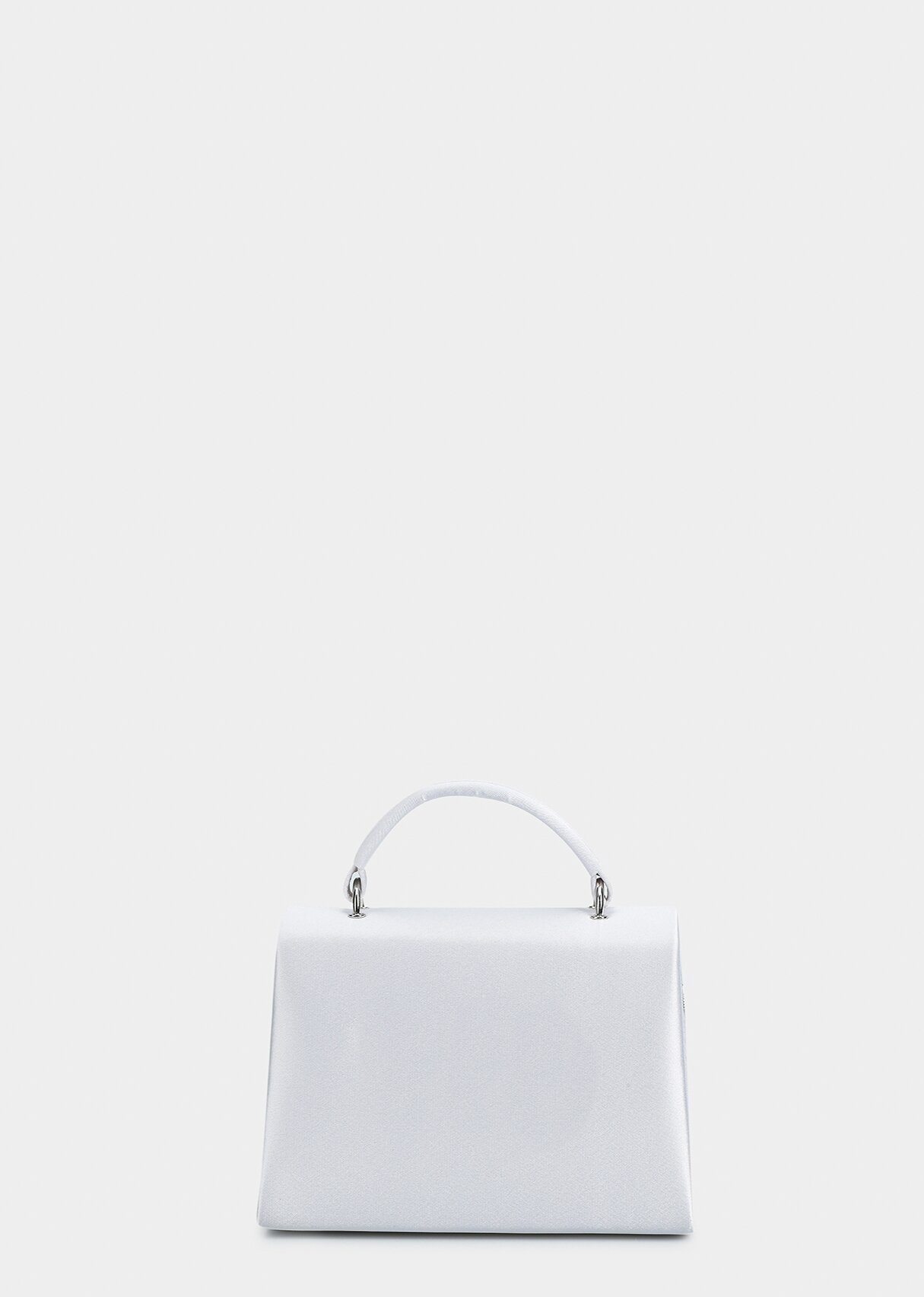 Beyaz Kadın Abiye Çanta